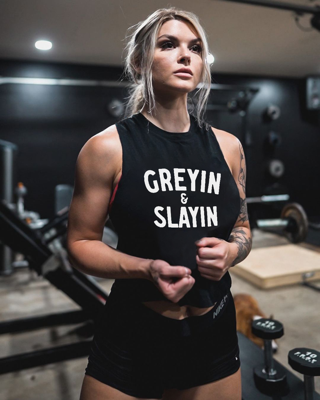 Greyin & Slayin Print Women's Vest