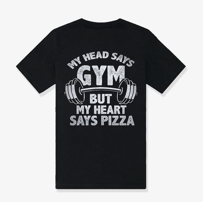 My Head Says Gym Printed Women's T-shirt