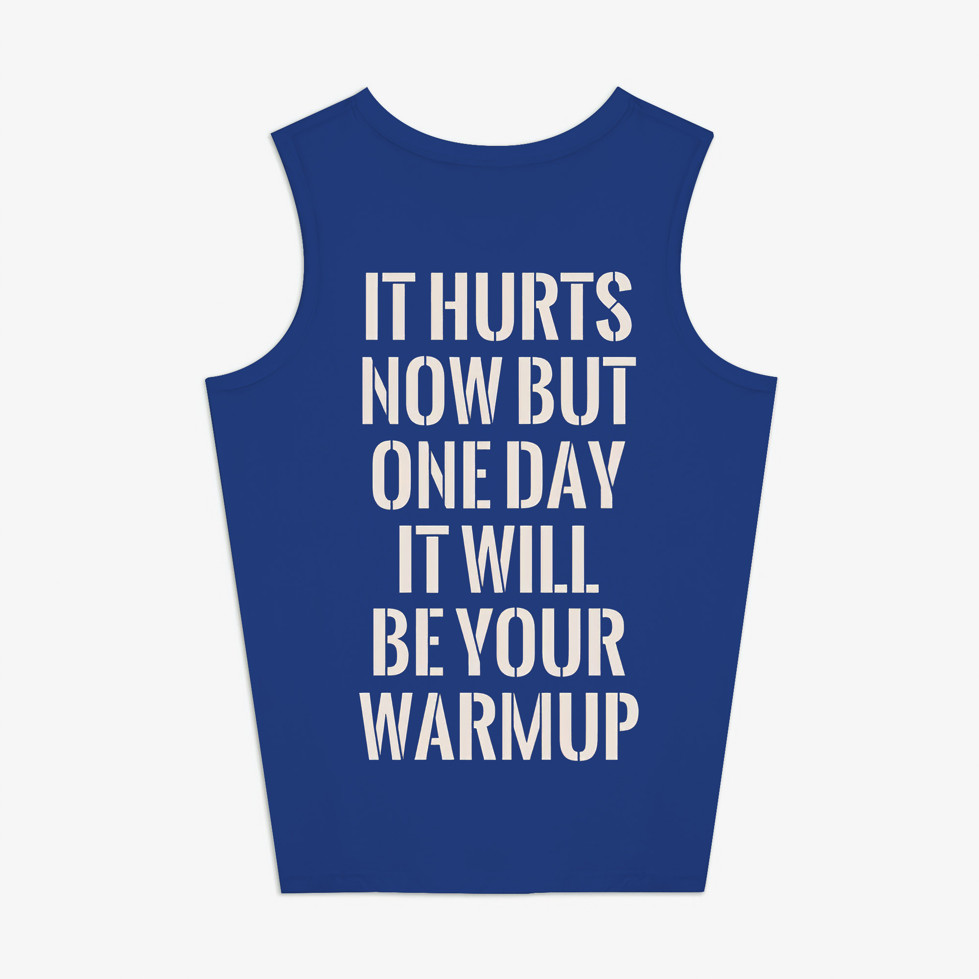 It Hurts Now But One Day It Will Be Your Warmup Printed Women's Vest