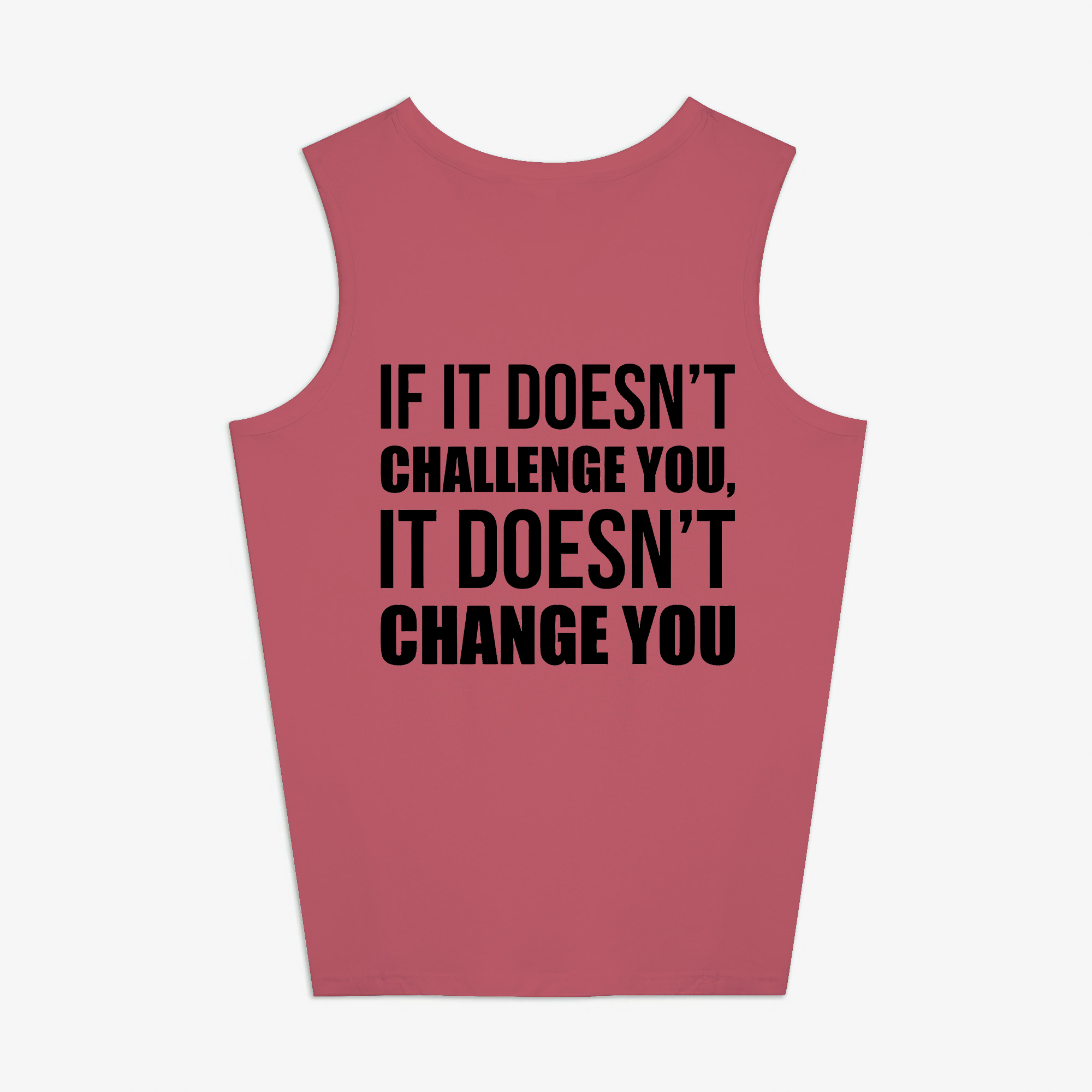 If It Doesn't Challenge You, It Doesn't Change You Printed Women's Vest