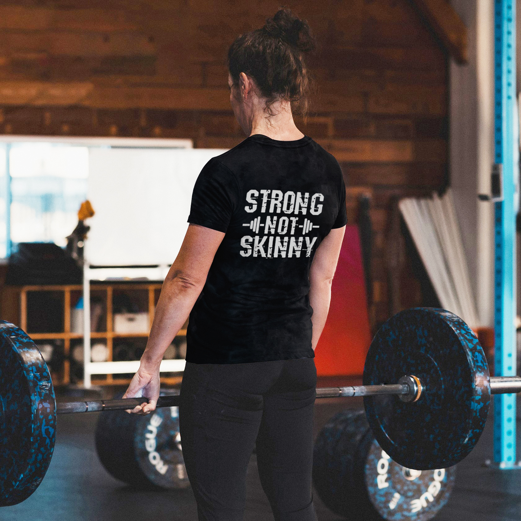 Strong Not Skinny Printed Women's T-shirt