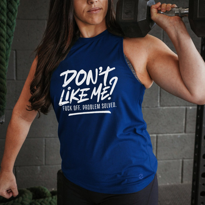 Don't Like Me? Print Women's Vest