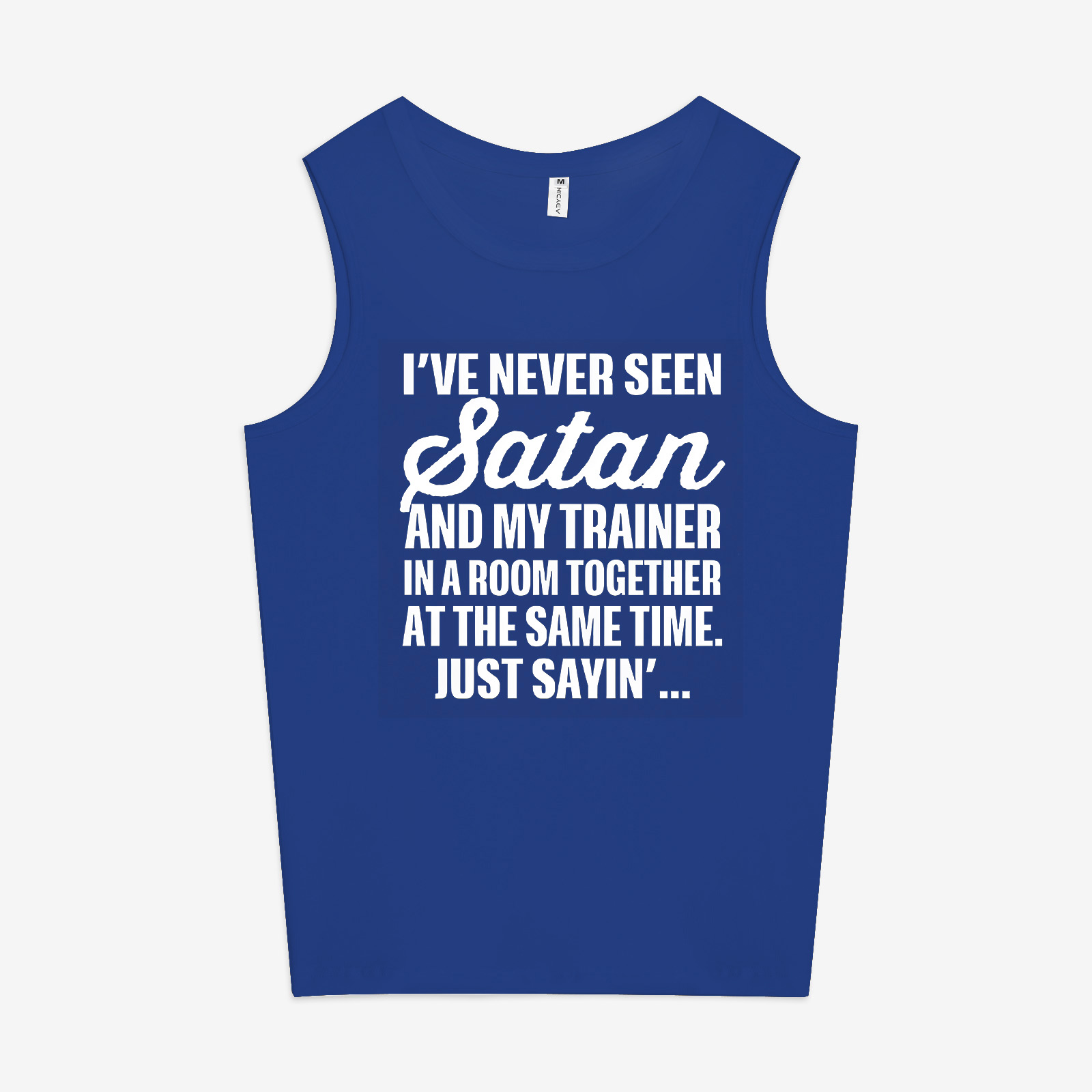 I've Never Seen Satan Print Women's Vest-traneing