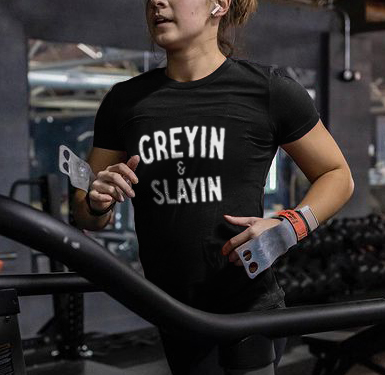 Greyin And Slayin Printed Women's T-shirt