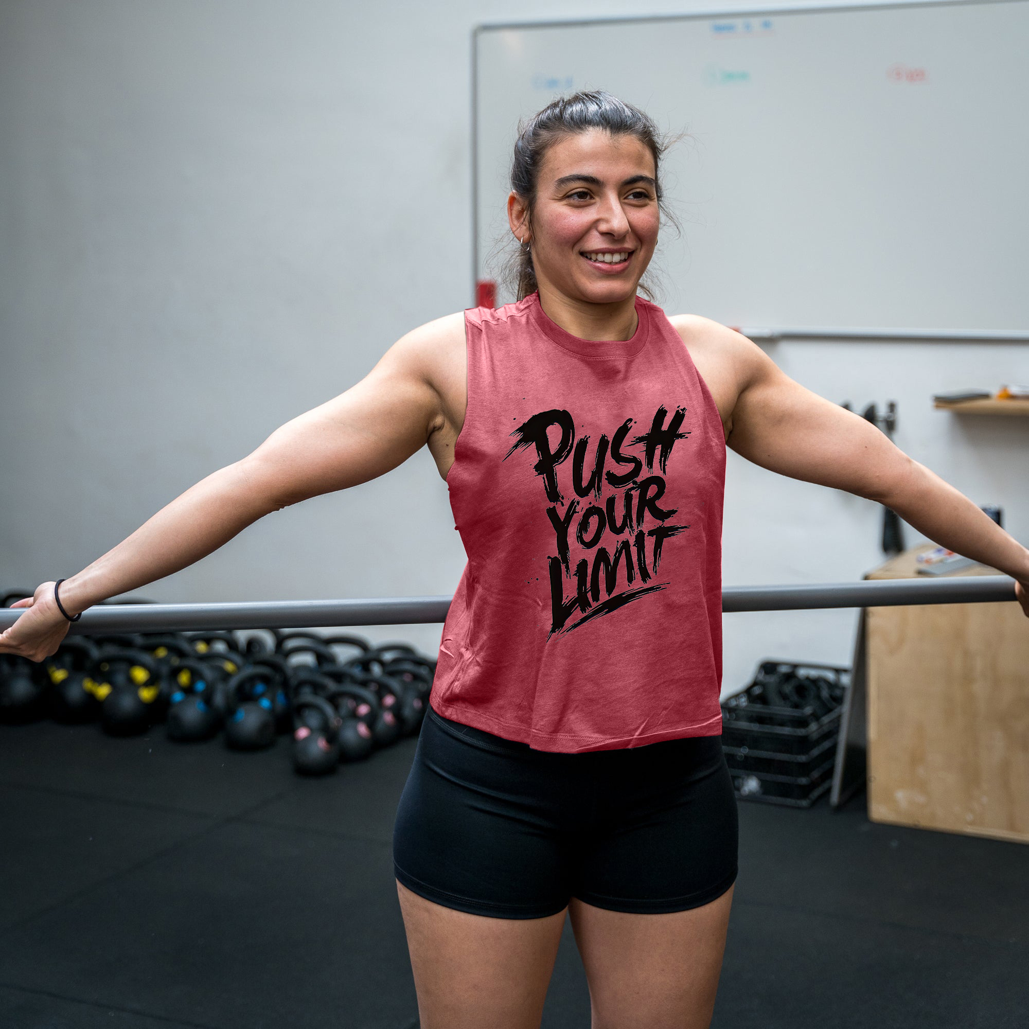 Push Your Limit Print Women's Vest