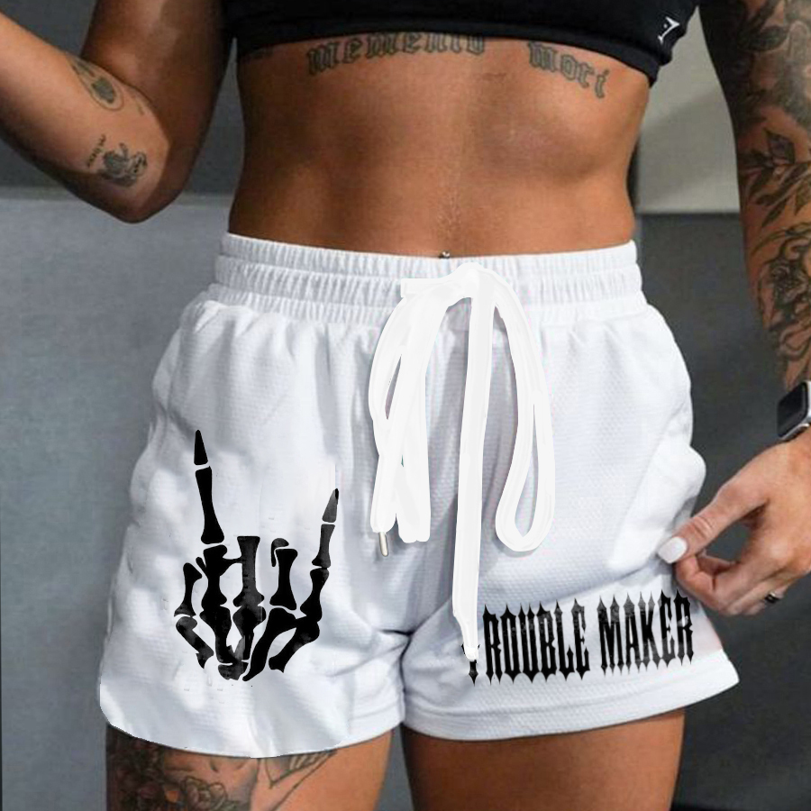 Trouble Maker Casual Women's Shorts-traneing
