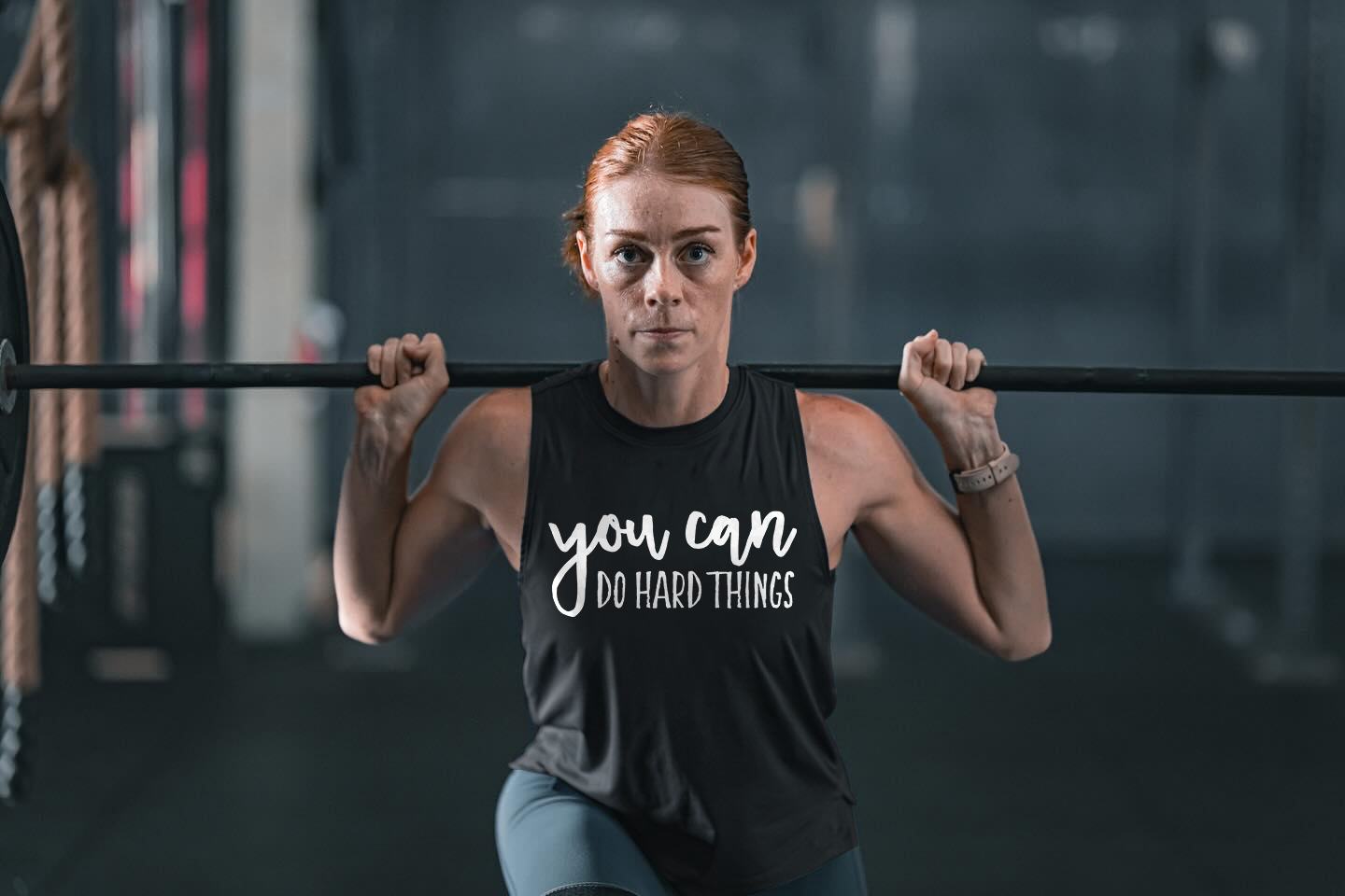 You Can Do Hard Things Print Women's Vest
