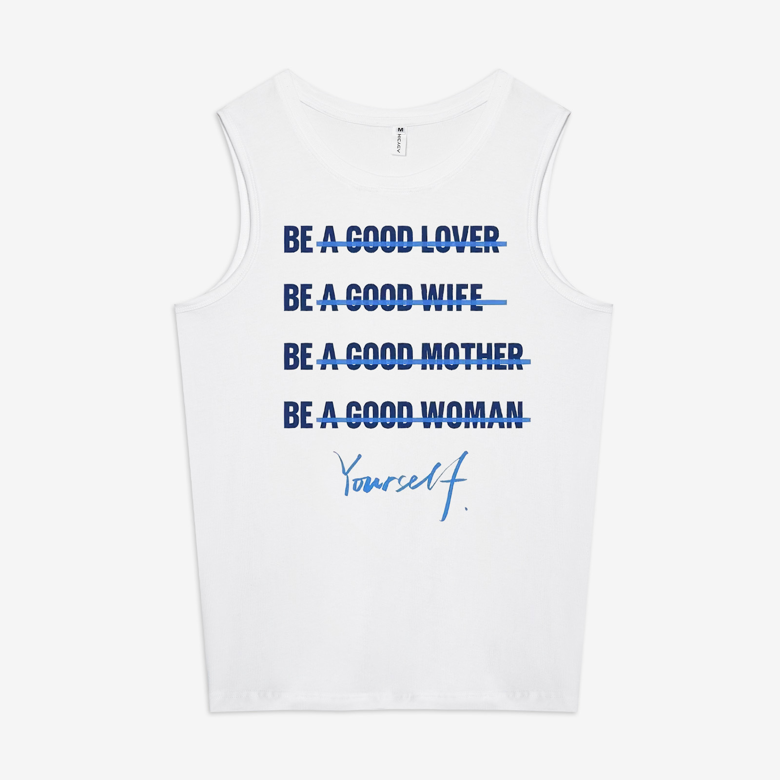 Be Yourself Print Women's Vest