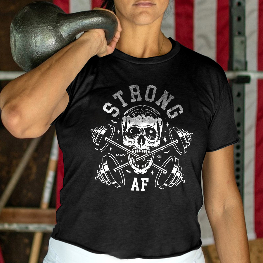 Strong AF Print Women's T-shirts