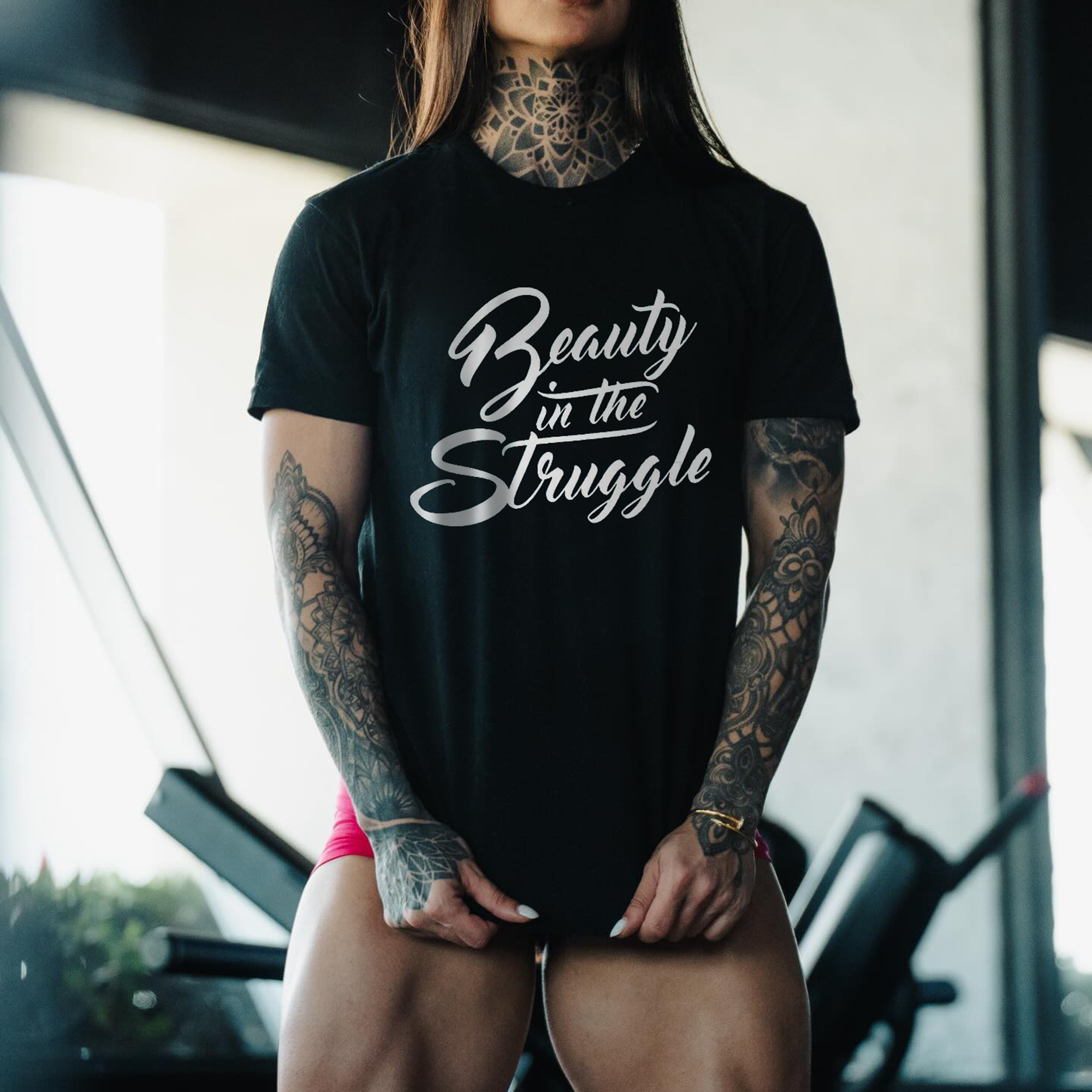 Beauty In The Struggle Print Women's T-shirt