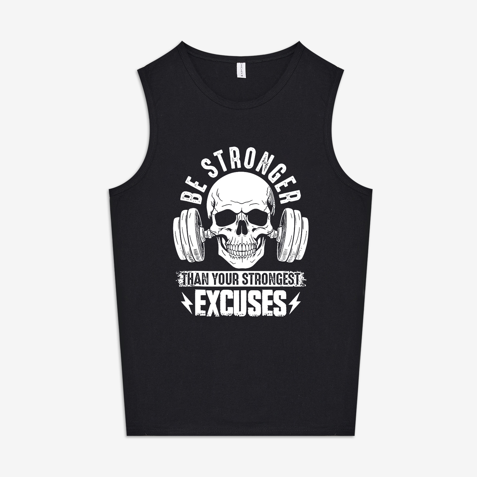 Be Stronger Than Your Strongest Excuses Print Women's Vest-traneing