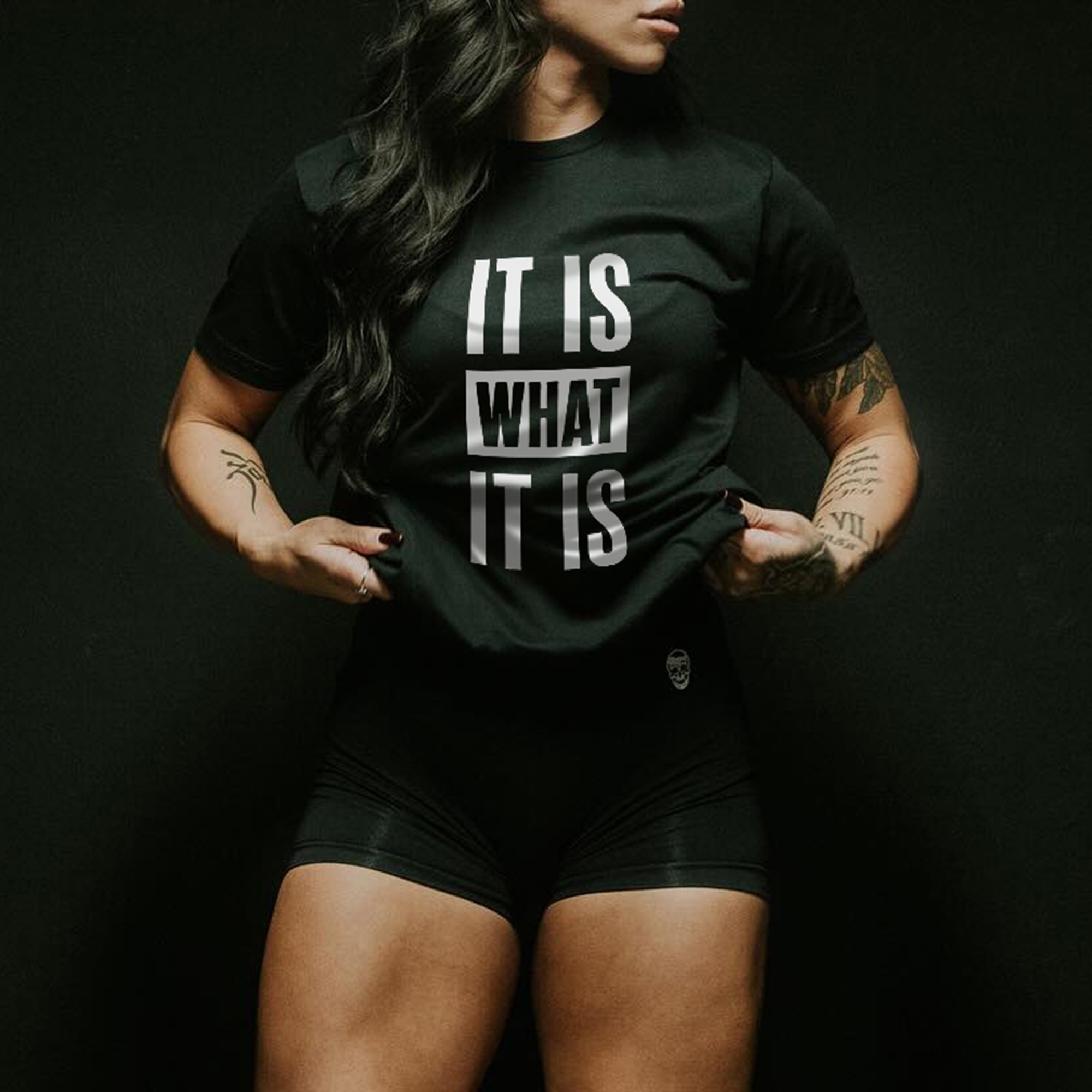 It Is What It Is Printed Women's T-shirt