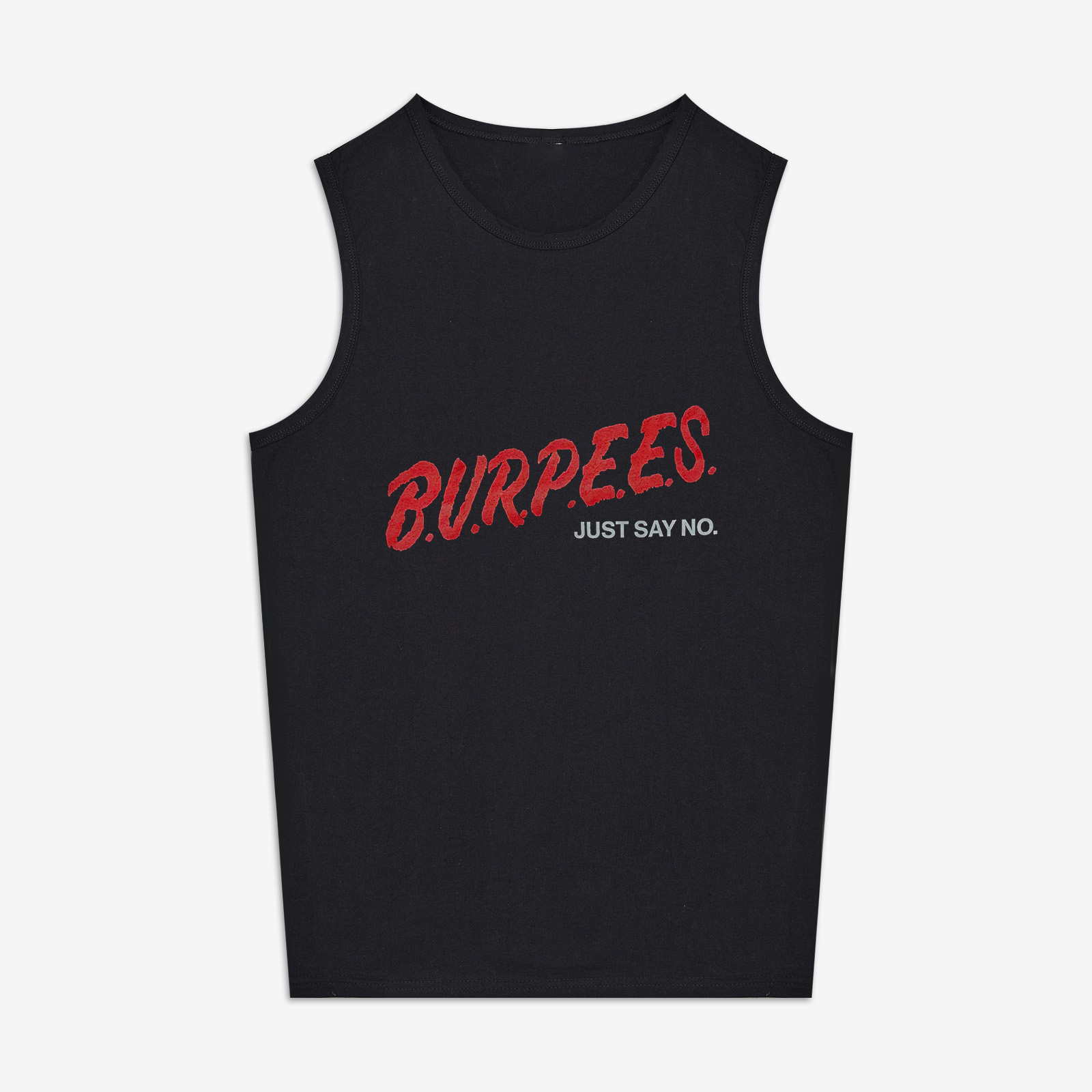 Burpees Just Say No Print Women's Vest