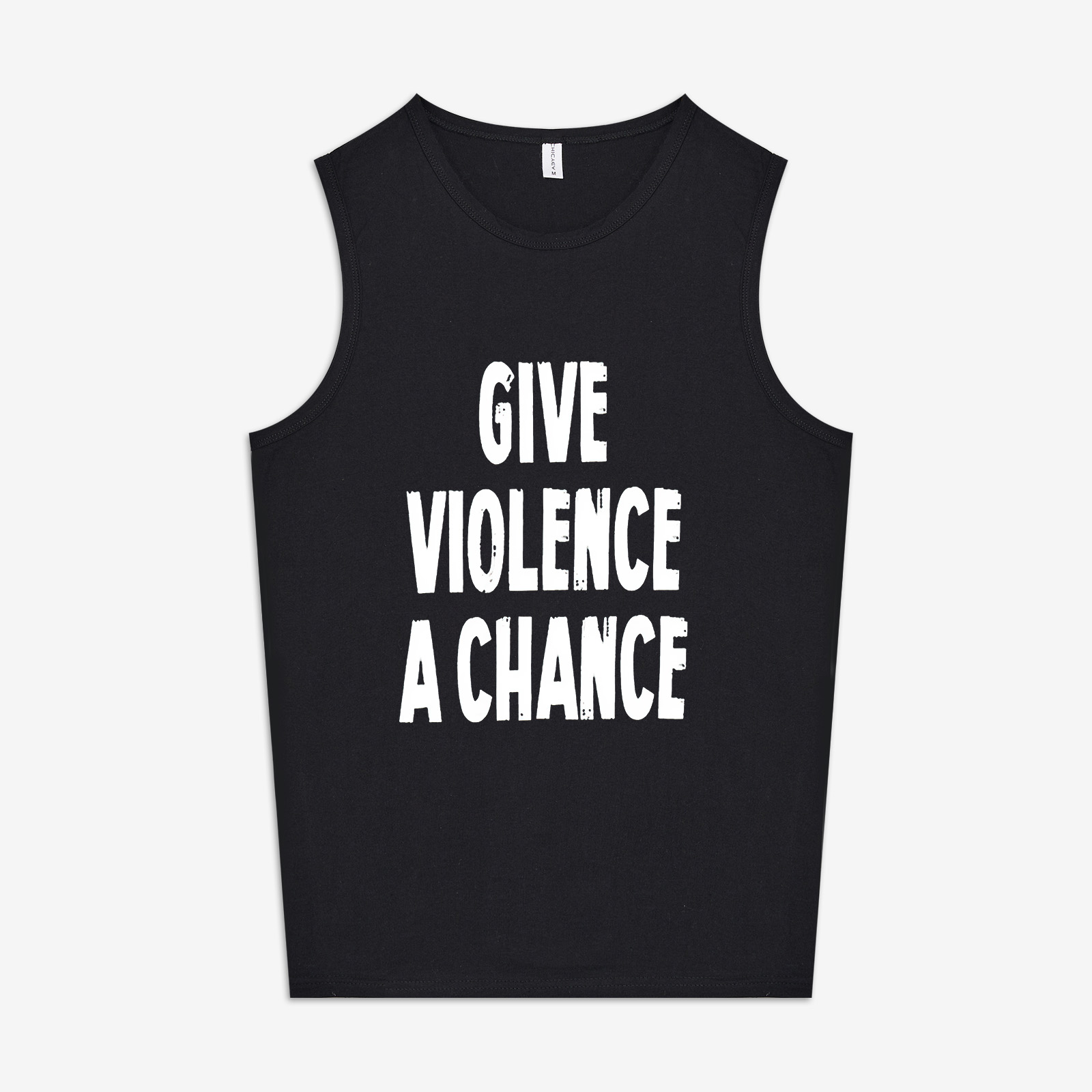 Give Violence A Chance Print Women's Vest