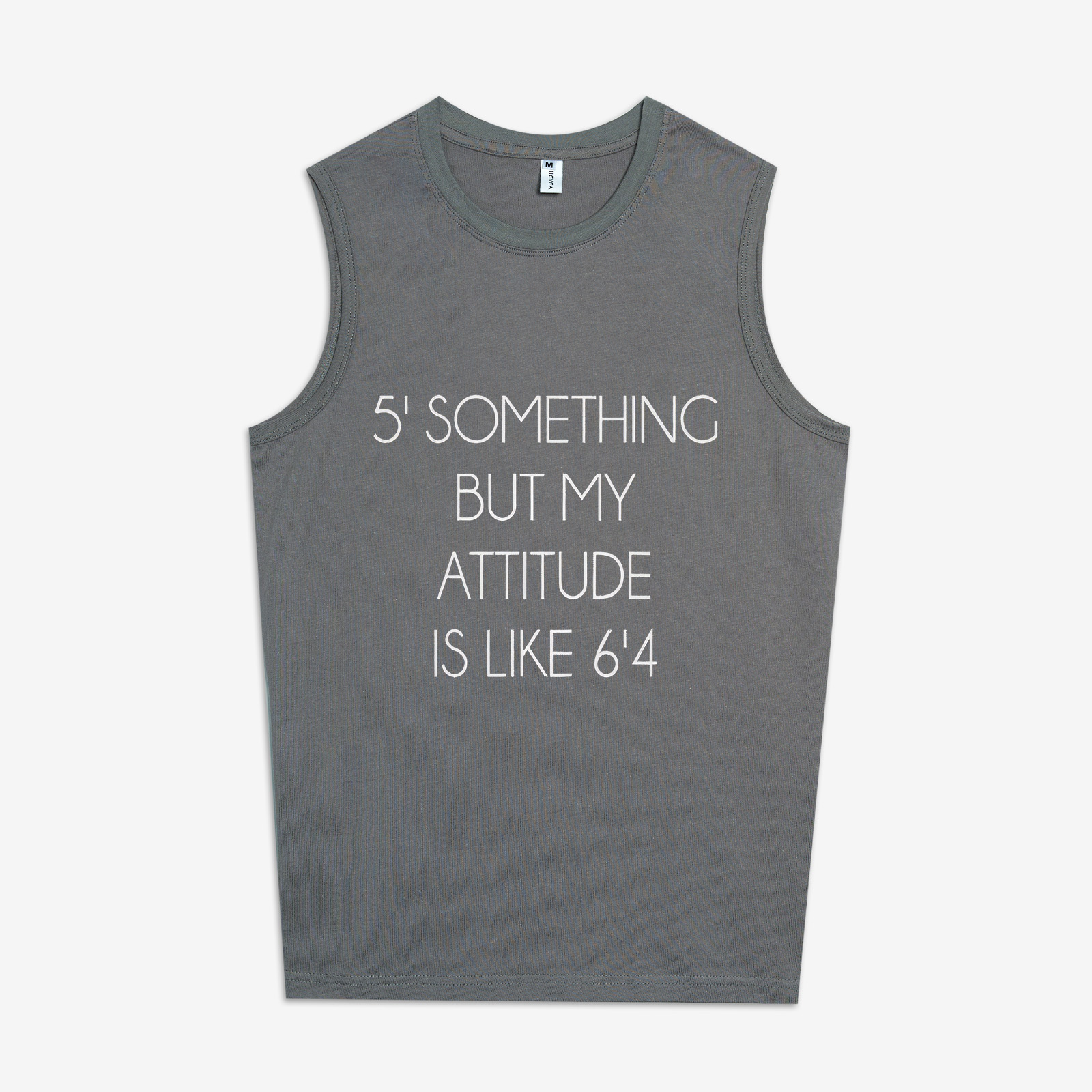 5' Something But My Attitude Is Like 6'4 Print Women's Vest