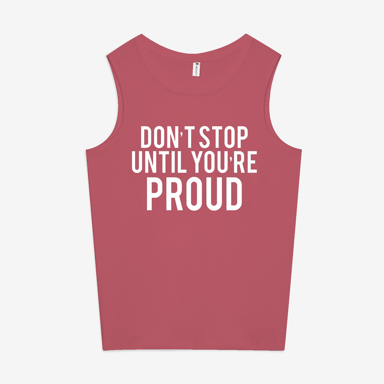 Don't Stop Until You're Proud Print Women's Vest