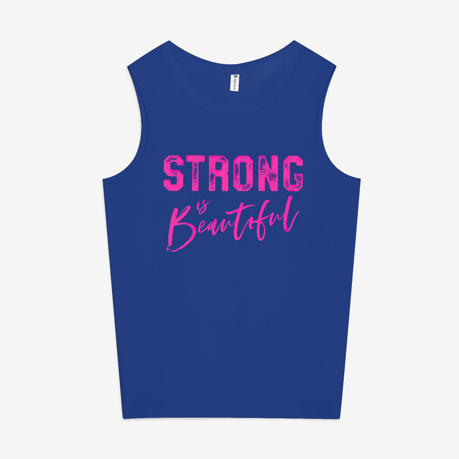 Strong Is Beautiful Print Women's Vest