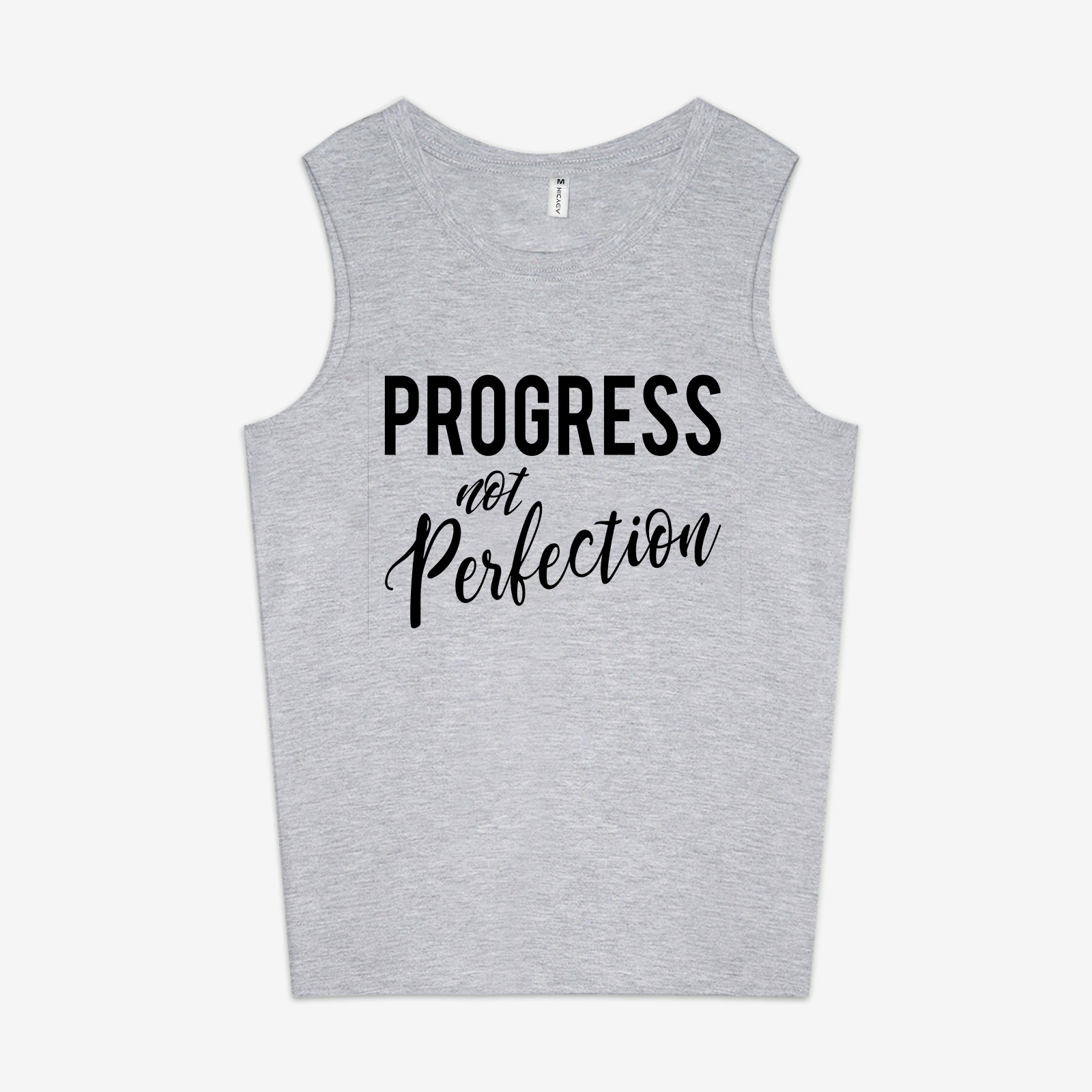 Progress Not Perfection Print Women's Vest
