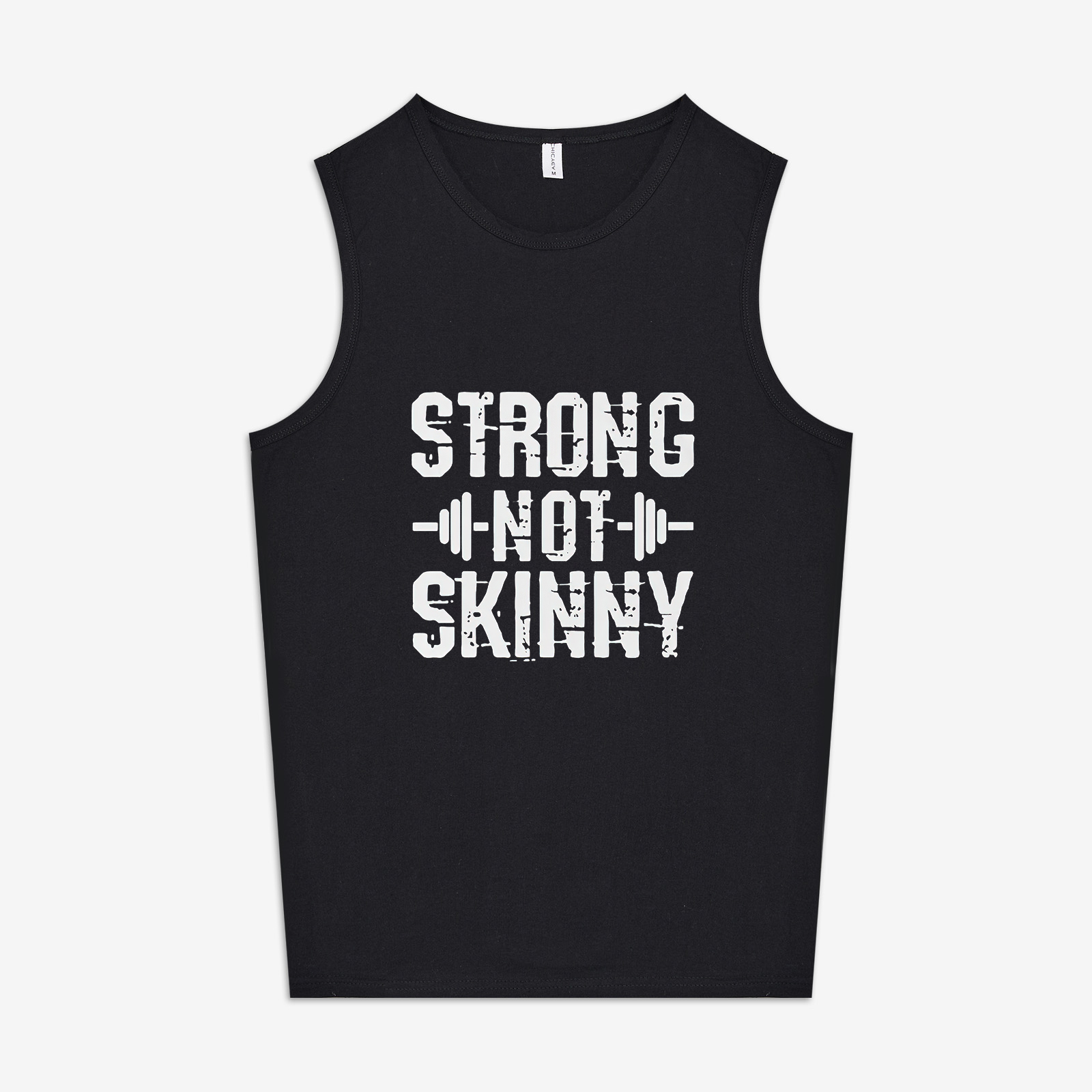 Strong Not Skinny Printed Women's Vest Image - 3