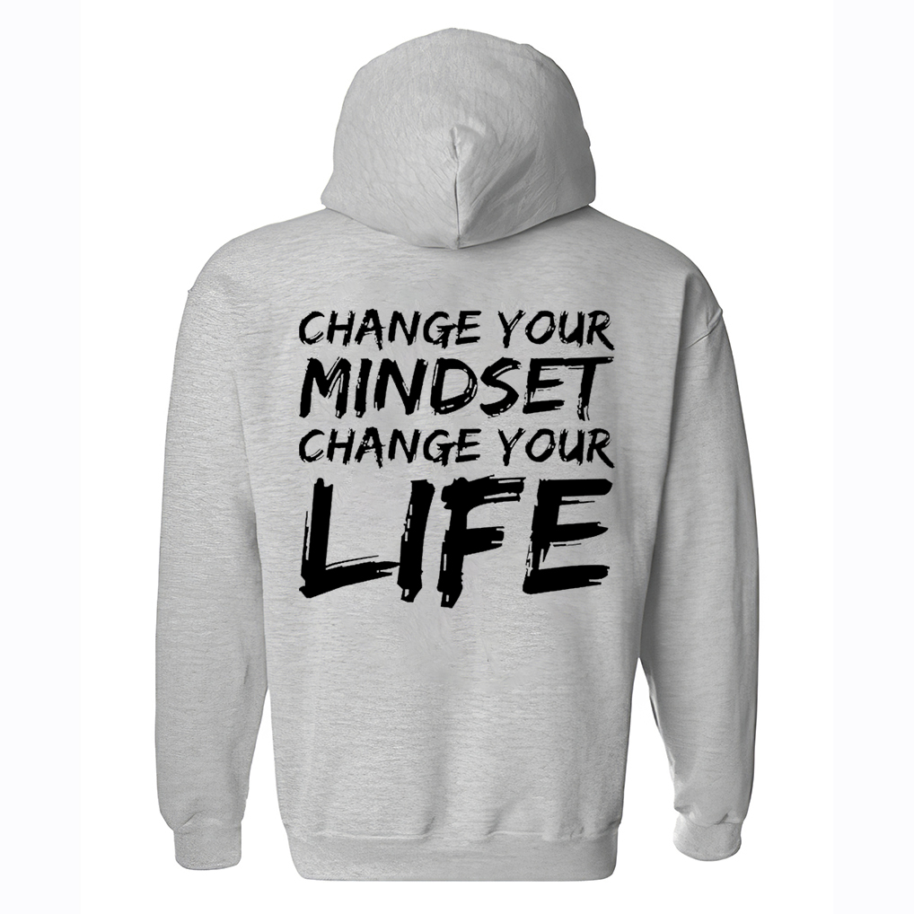 Change Your Mindset Change Your Life Printed Women's Hoodie