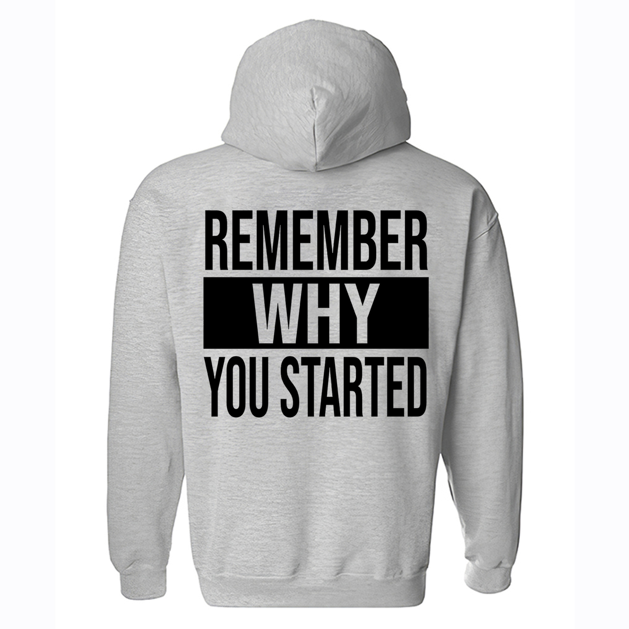 Remember Why You Started Printed Women's Hoodie