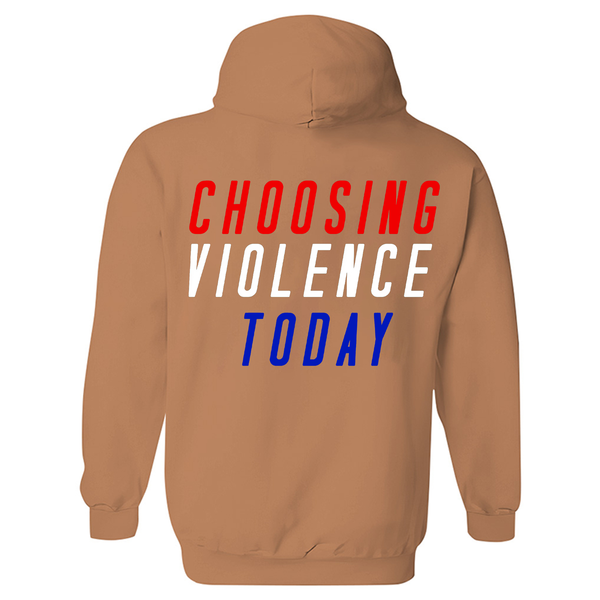 Choosing Violence Today Printed Women's Hoodie