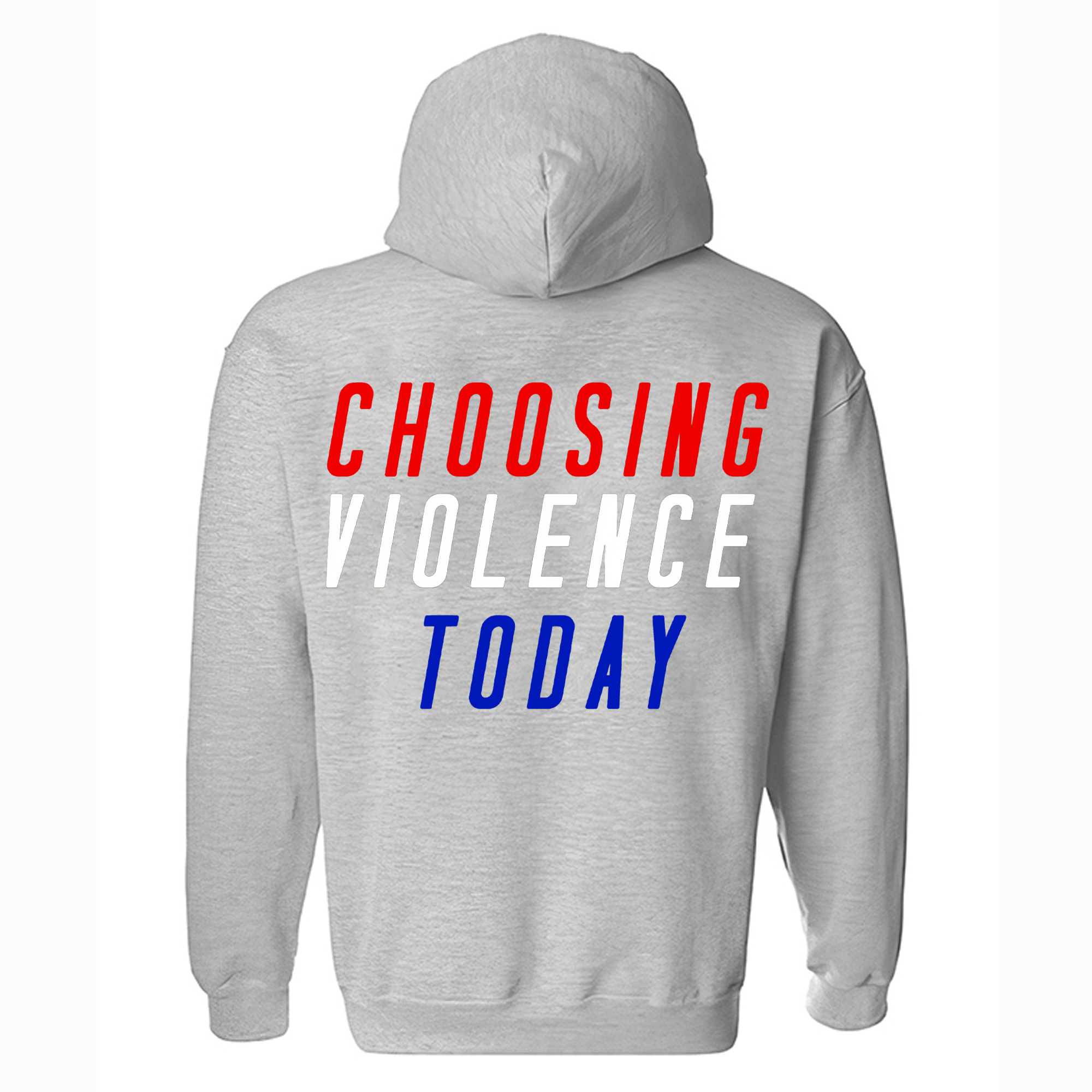 Choosing Violence Today Printed Women's Hoodie