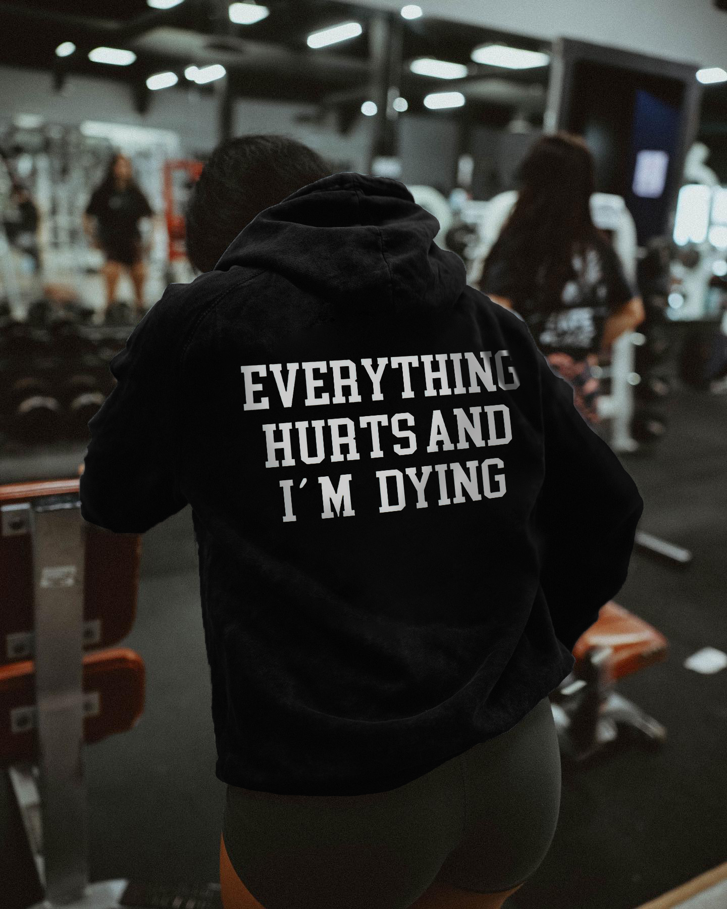Everything Hurts And I'm Dying Printed Women's Hoodie