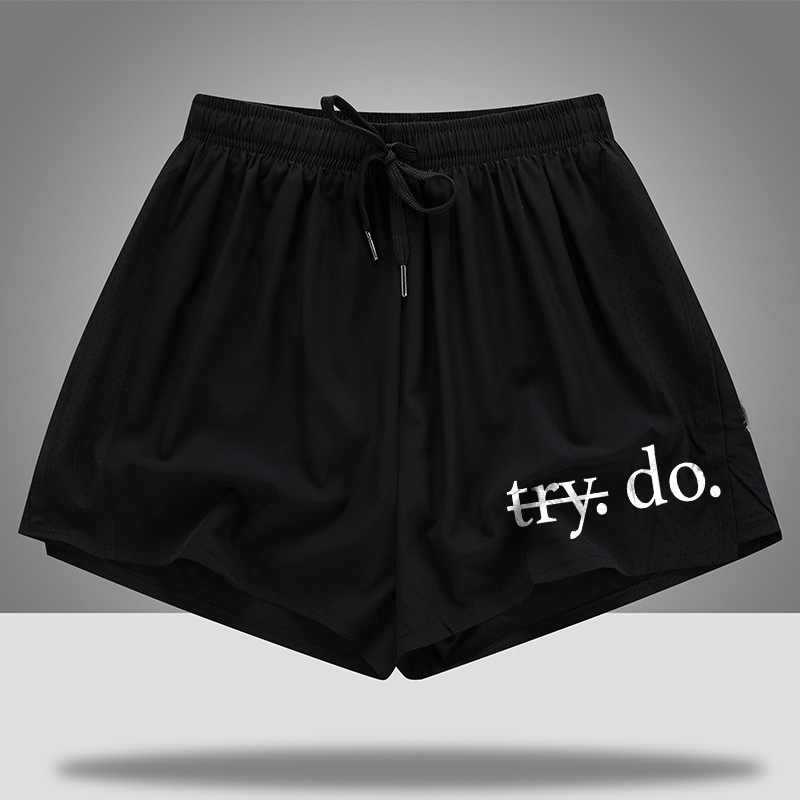 Try. Do Printed Casual Women's Shorts-traneing