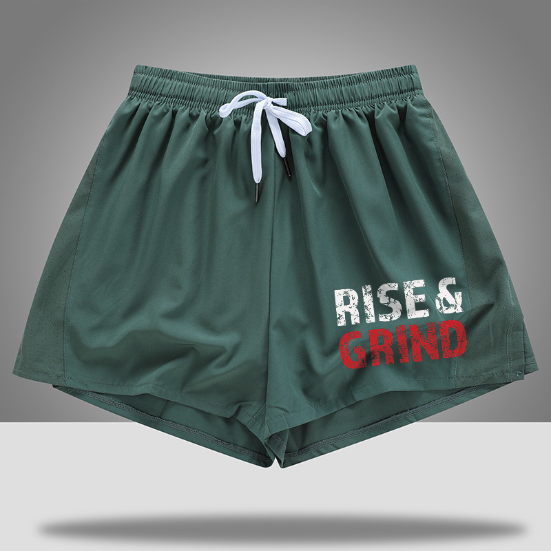 Rise & Grind Printed Casual Women's Shorts