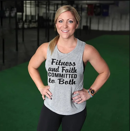 Fitness And Faith Committed To Both Printed Women's Vest-traneing