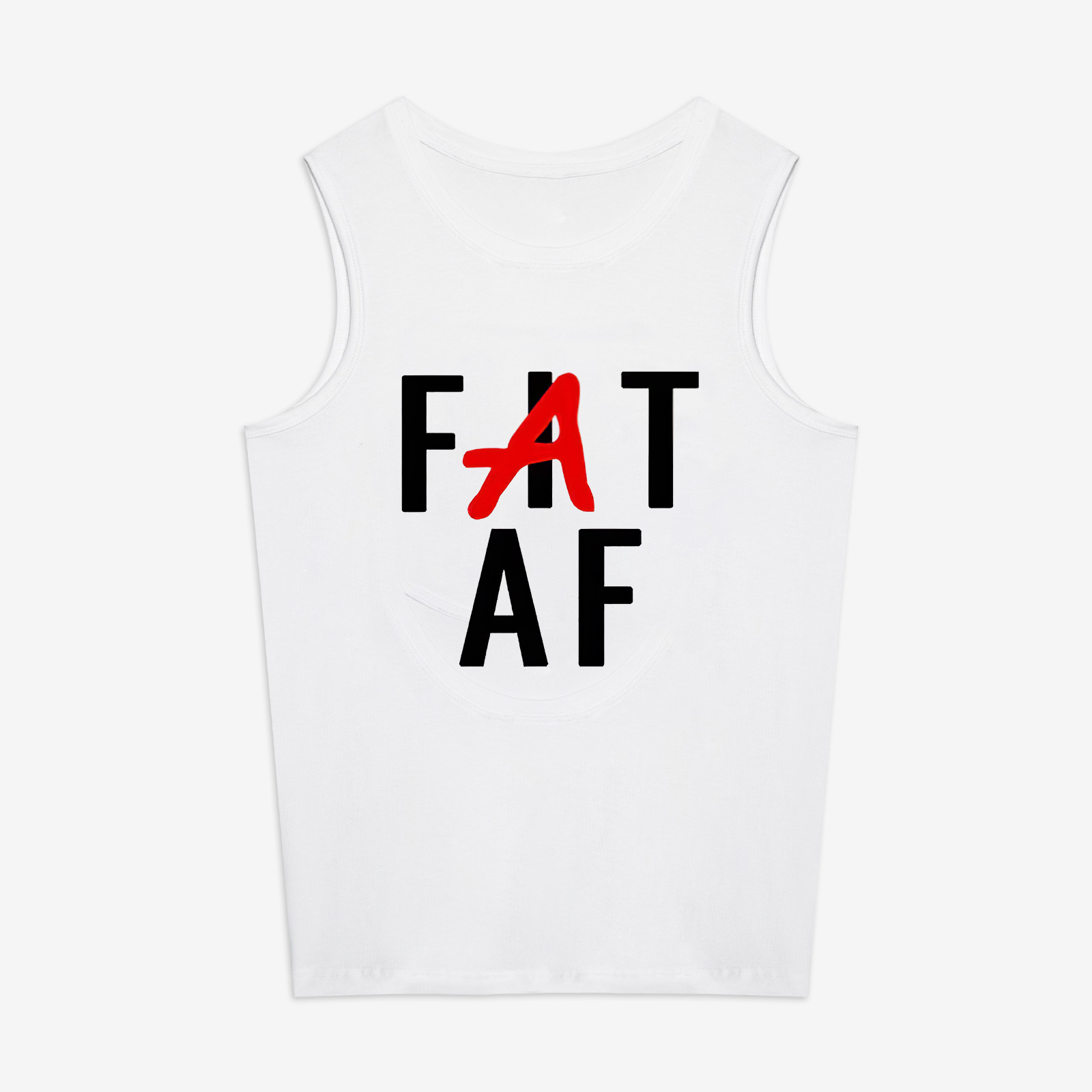 Fat AF Print Women's Vest