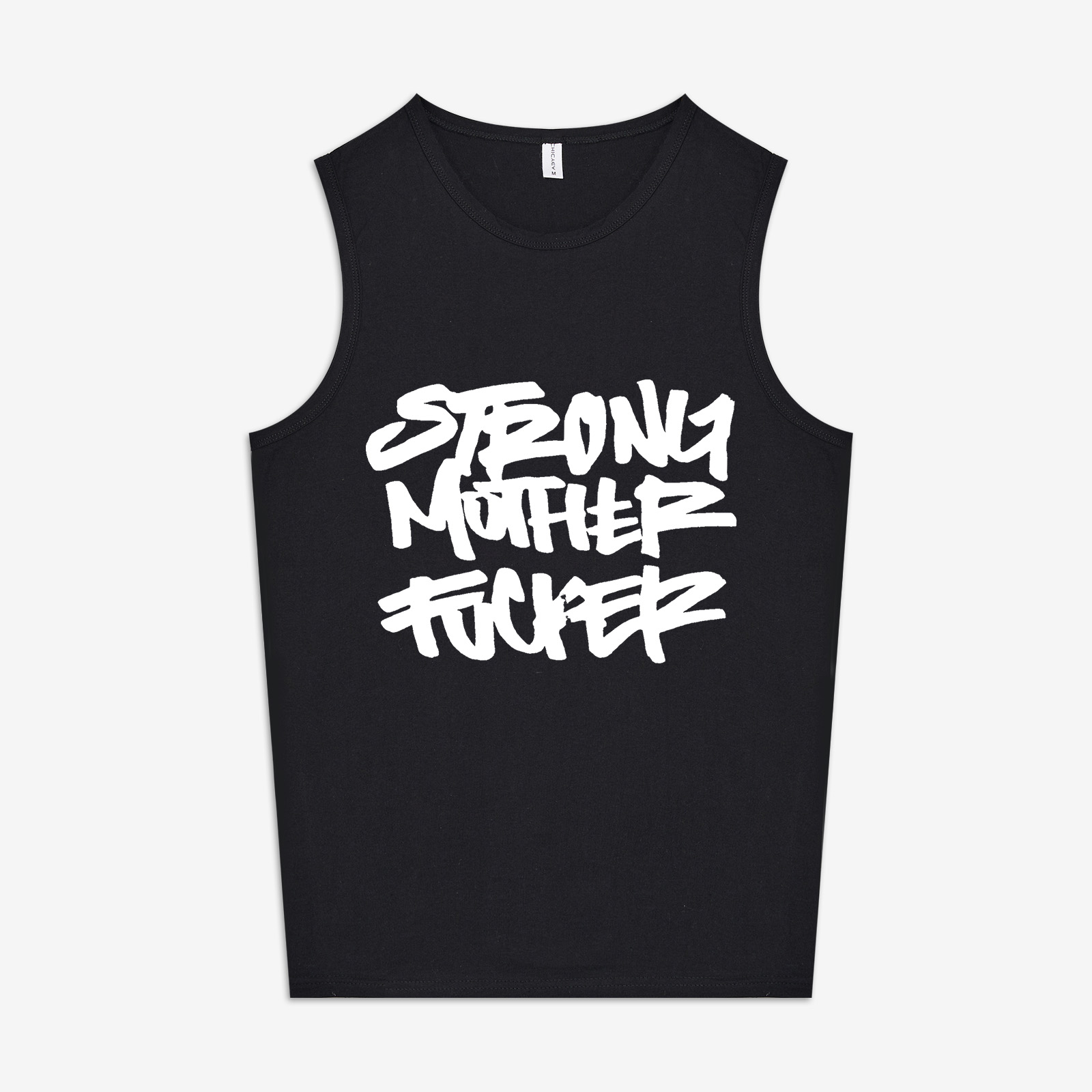 Strong Mother Fucker Print Women's Vest