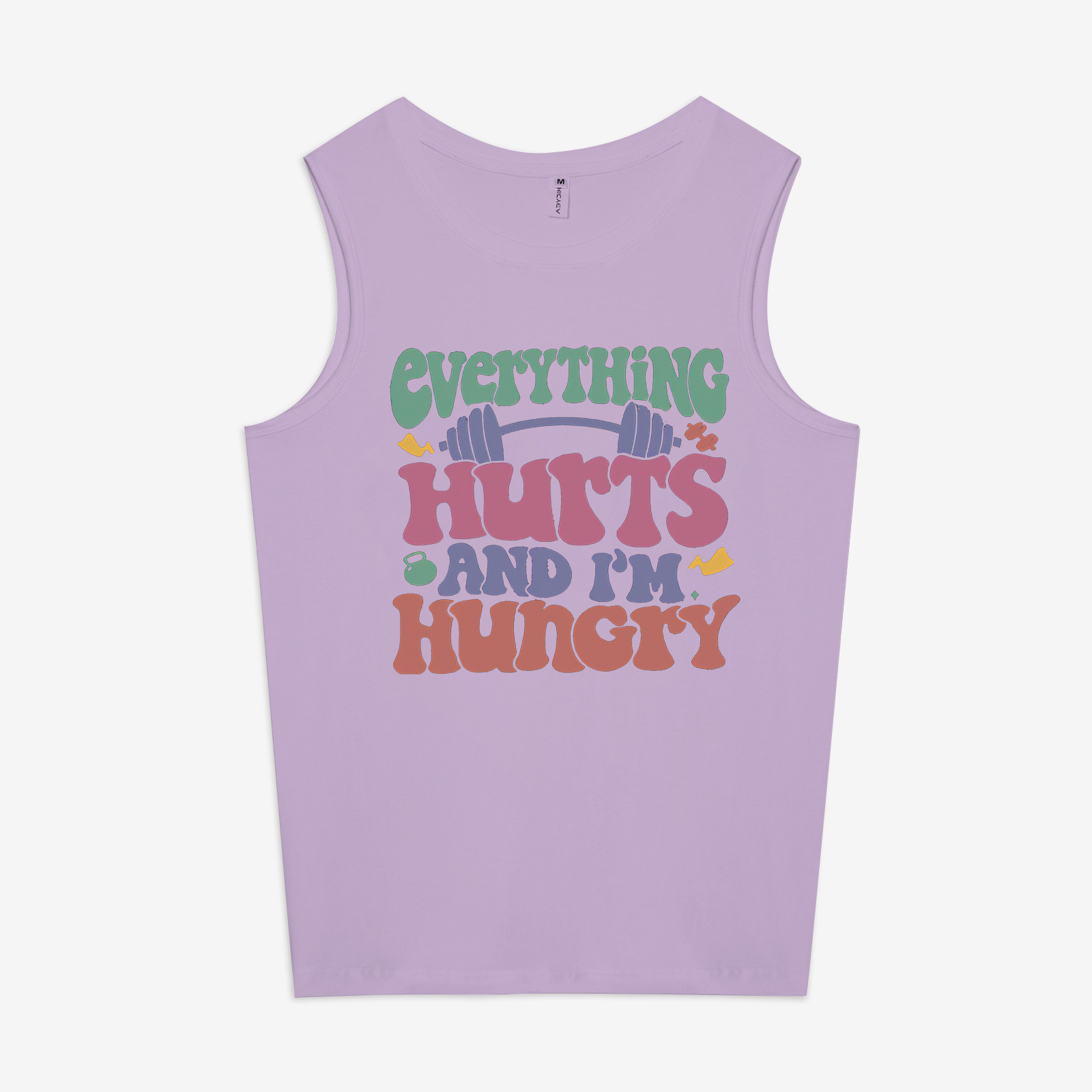 Everything Hurts And I'm Hungry Print Women's Vest