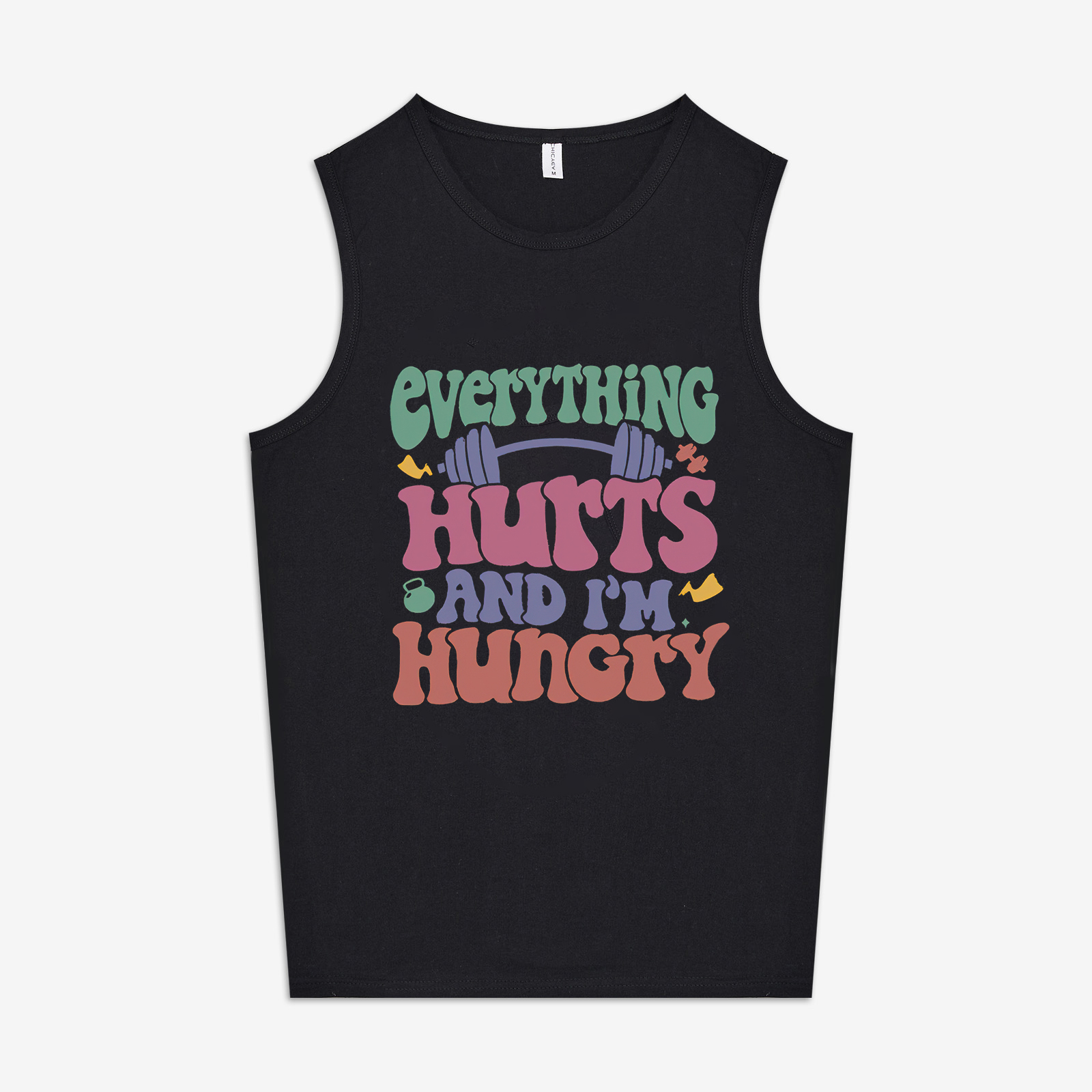 Everything Hurts And I'm Hungry Print Women's Vest