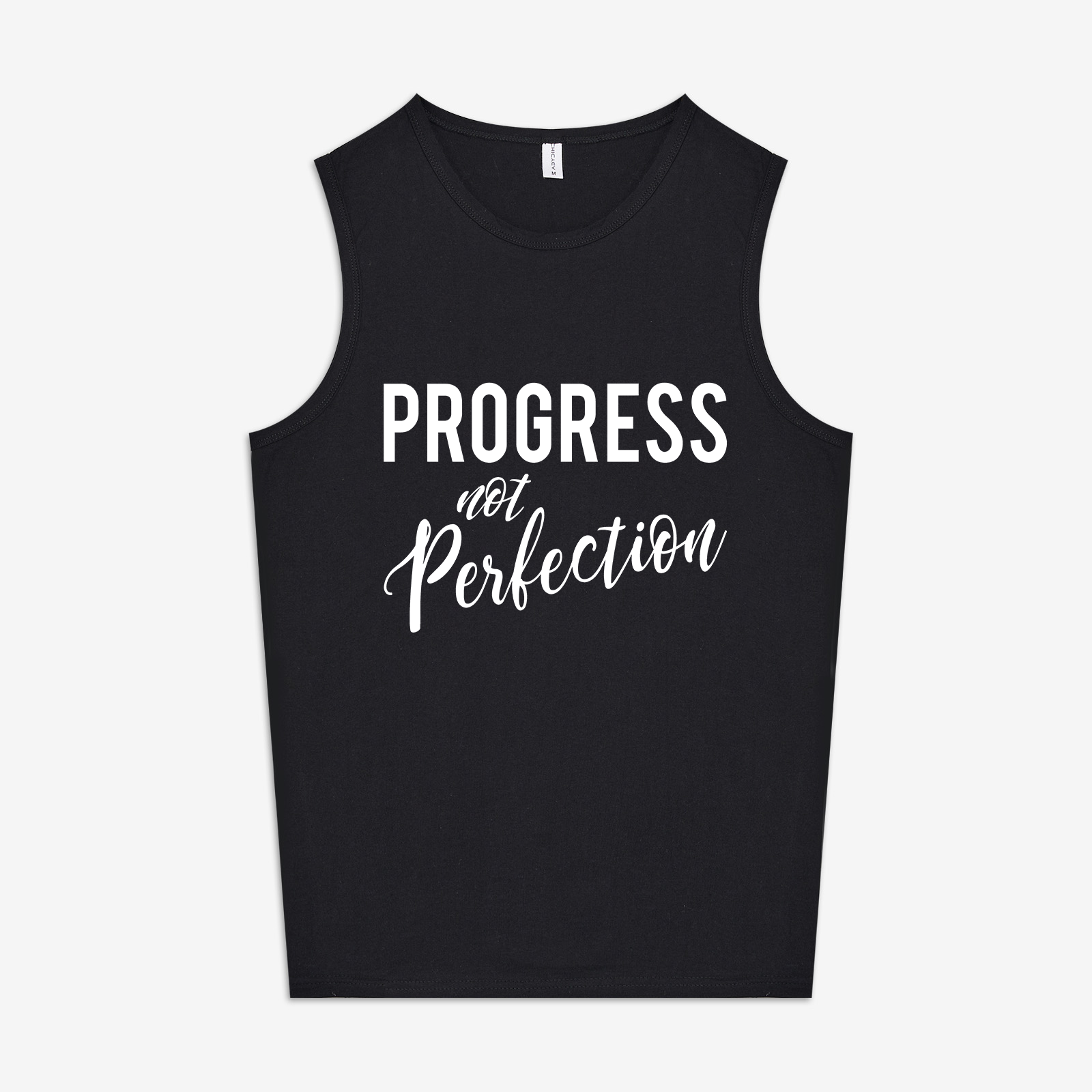 Progress Not Perfection Print Women's Vest