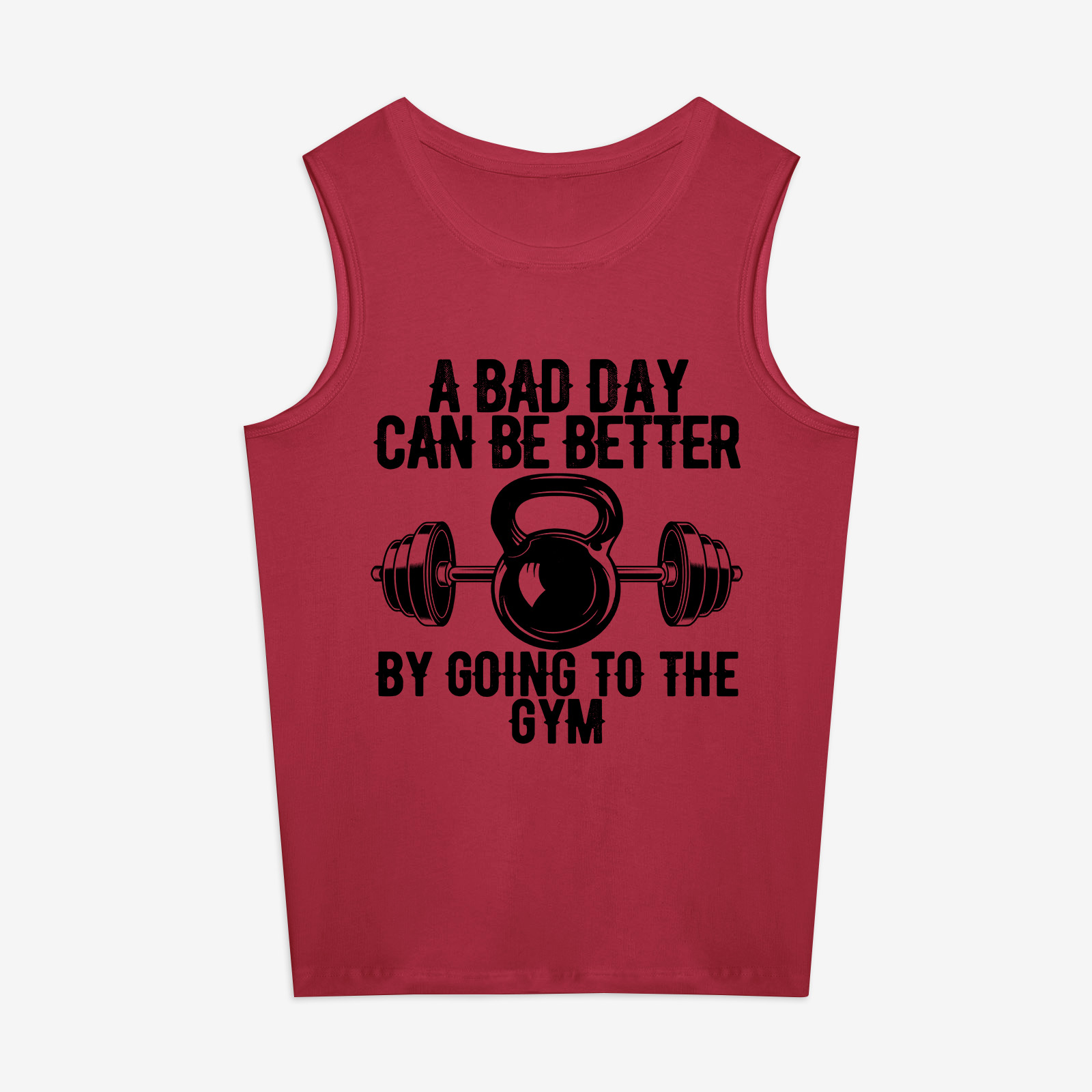 A Bad Day Can Be Better By Going To The GYM Print Women's Vest