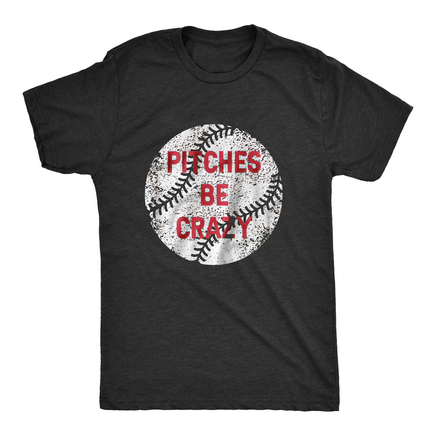Pitches Be Crazy Print Women's T-shirts