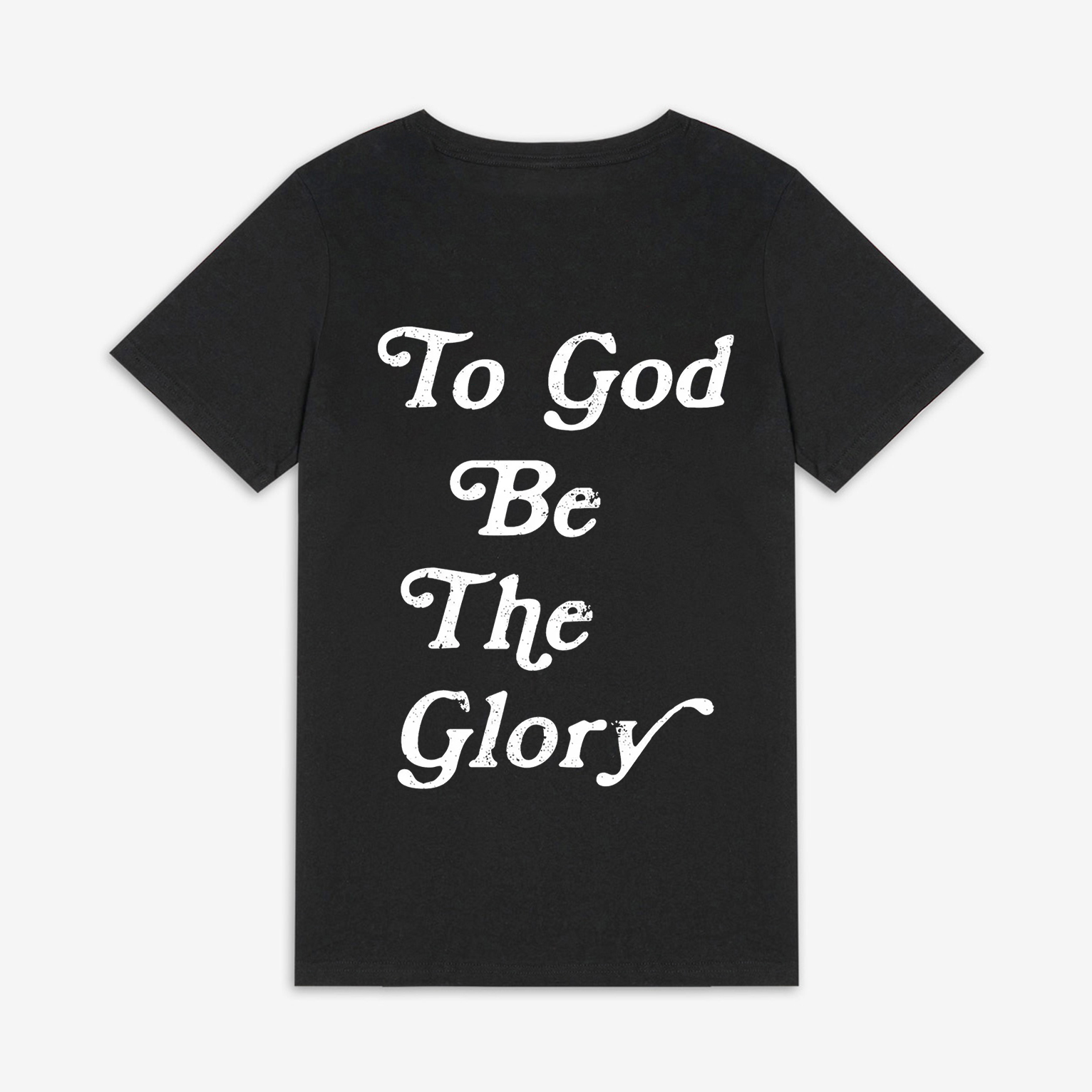 To God Be The Glory Print Women's T-shirts