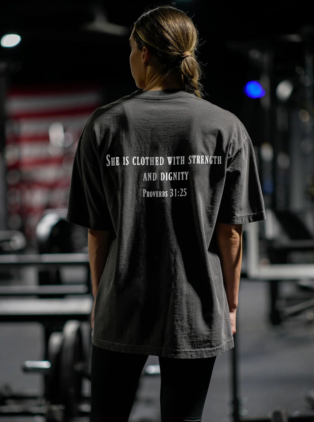 She Is Clothed With Strength And Dignity Print Women's T-shirts