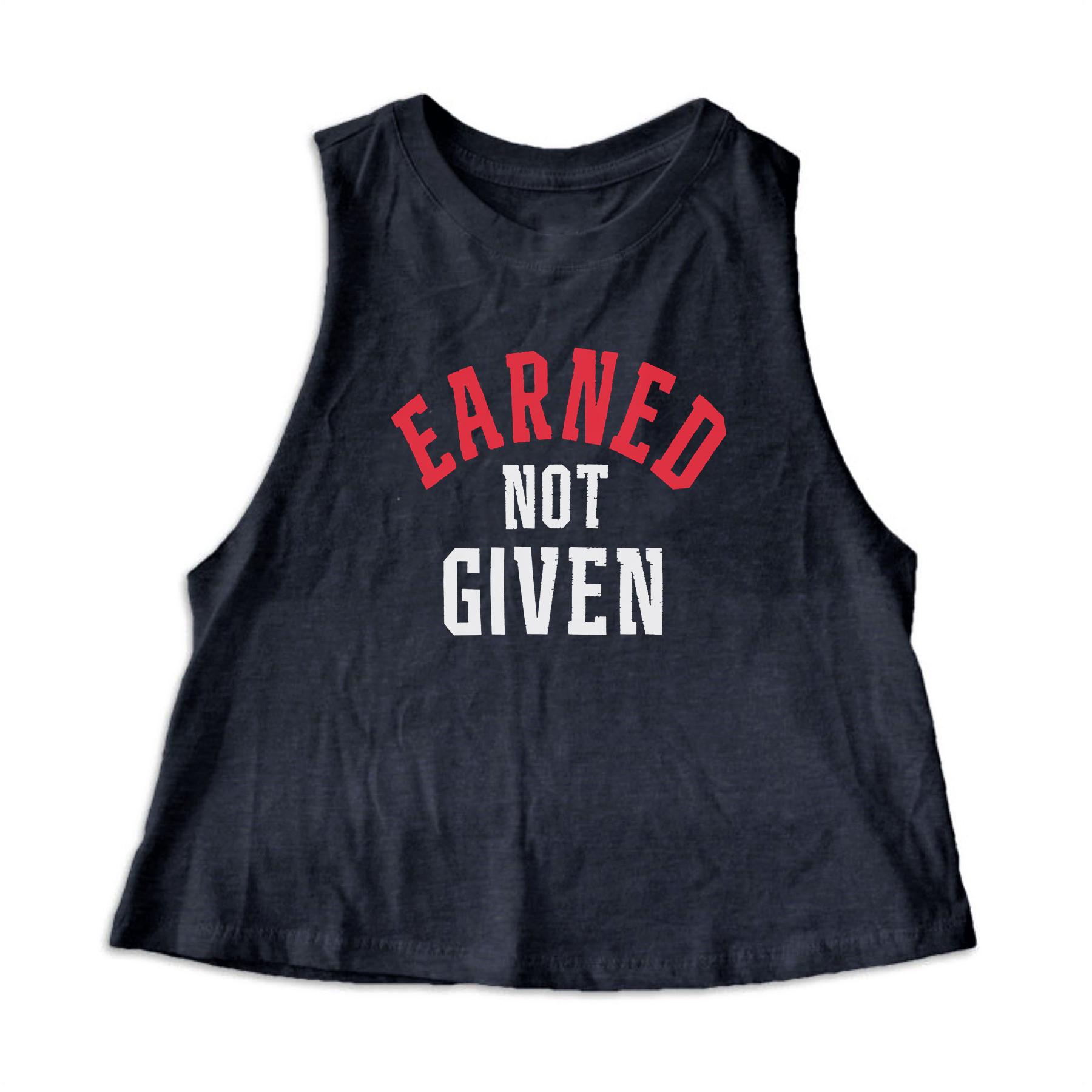 Earned Not Given Printed Women's Vest