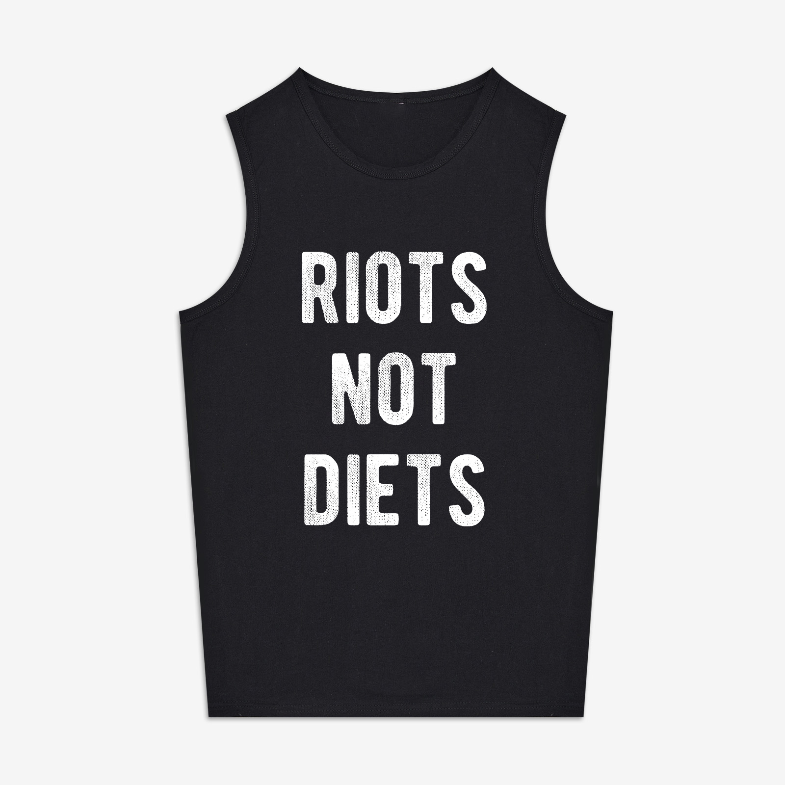 Riots Not Diets Print Women's Vest