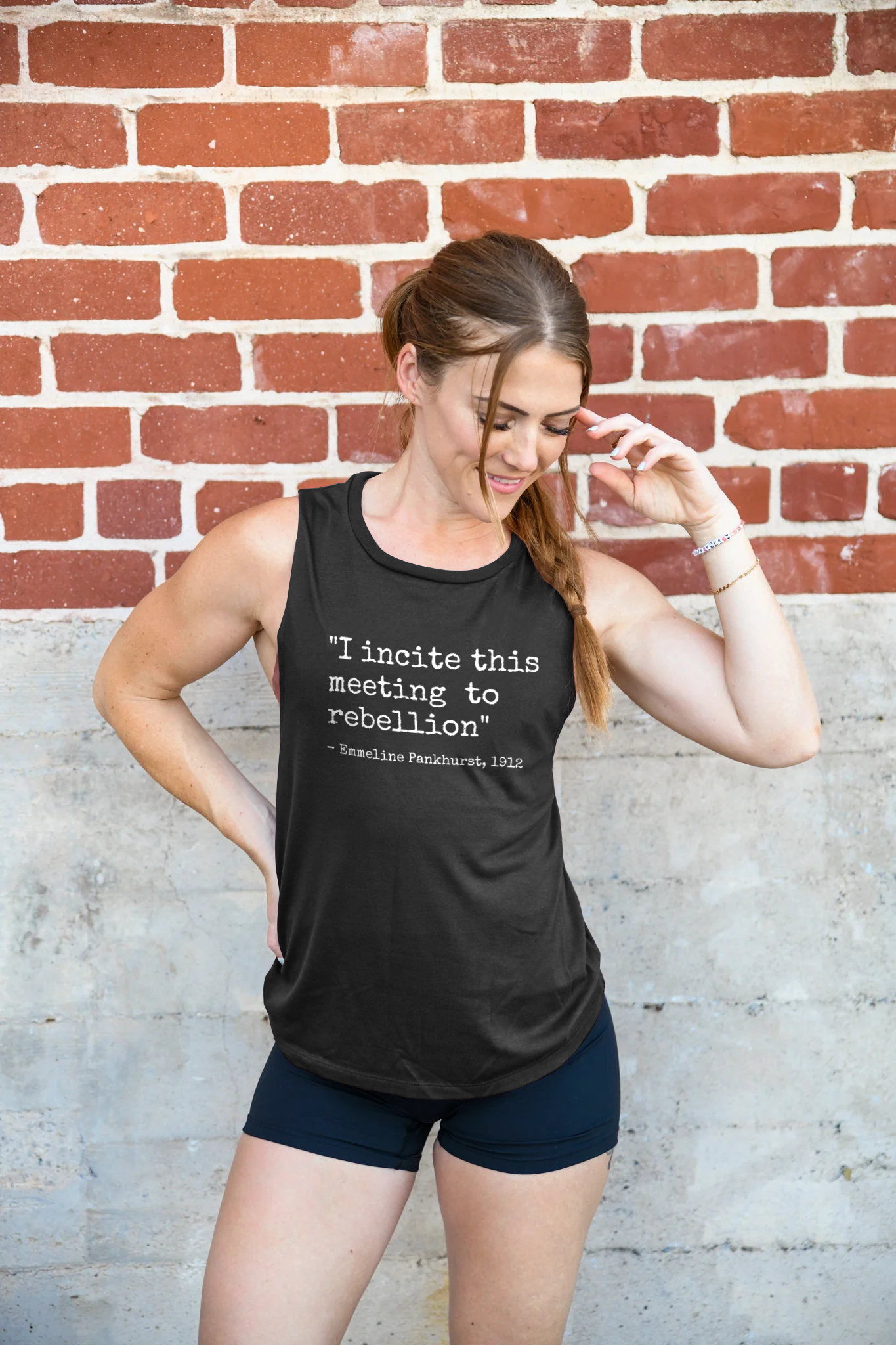 I Incite This Meeting To Rebellion Print Women's Vest