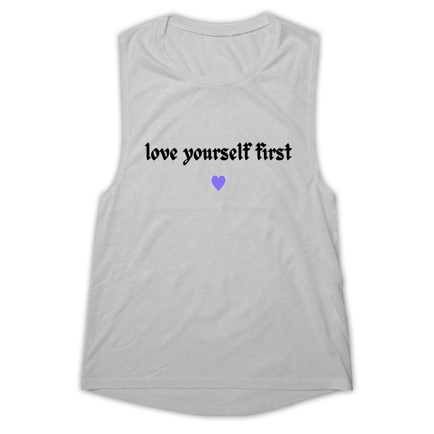 Love Yourself First Print Women's Vest