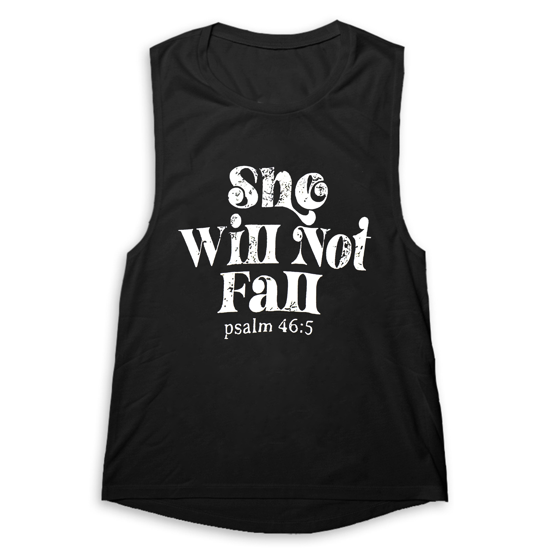 She Will Not Fall Print Women's Vest