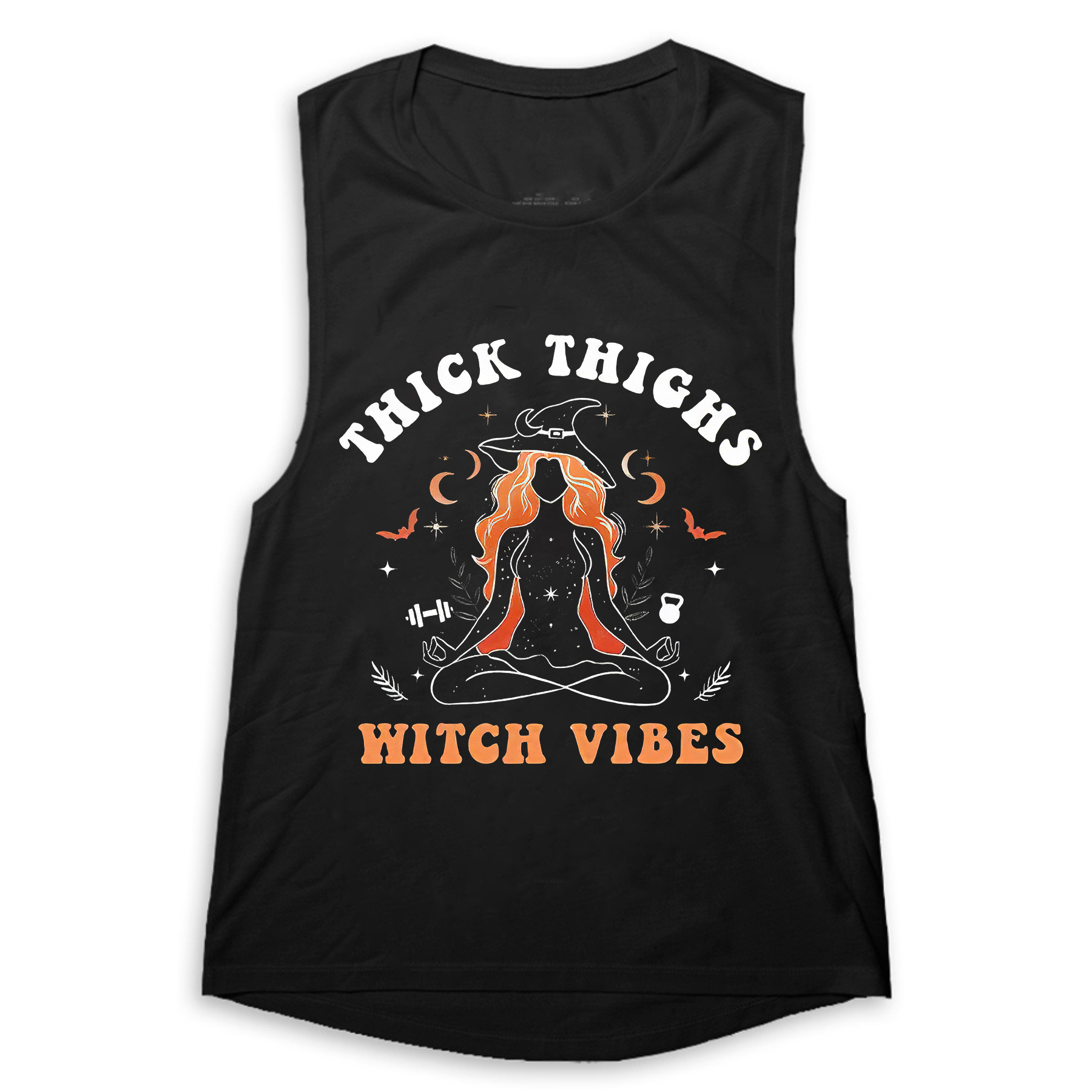 Thick Thighs Witch Vibes Print Women's Vest