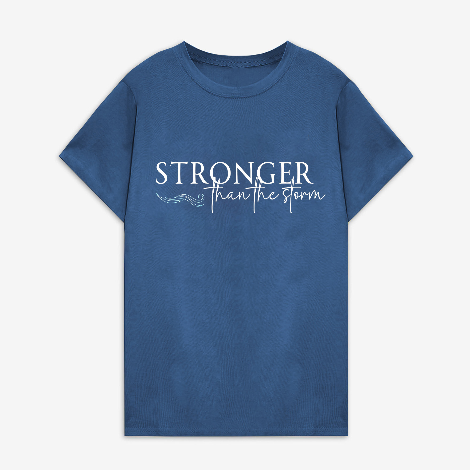 Stronger Than The storm Print Women's T-shirts