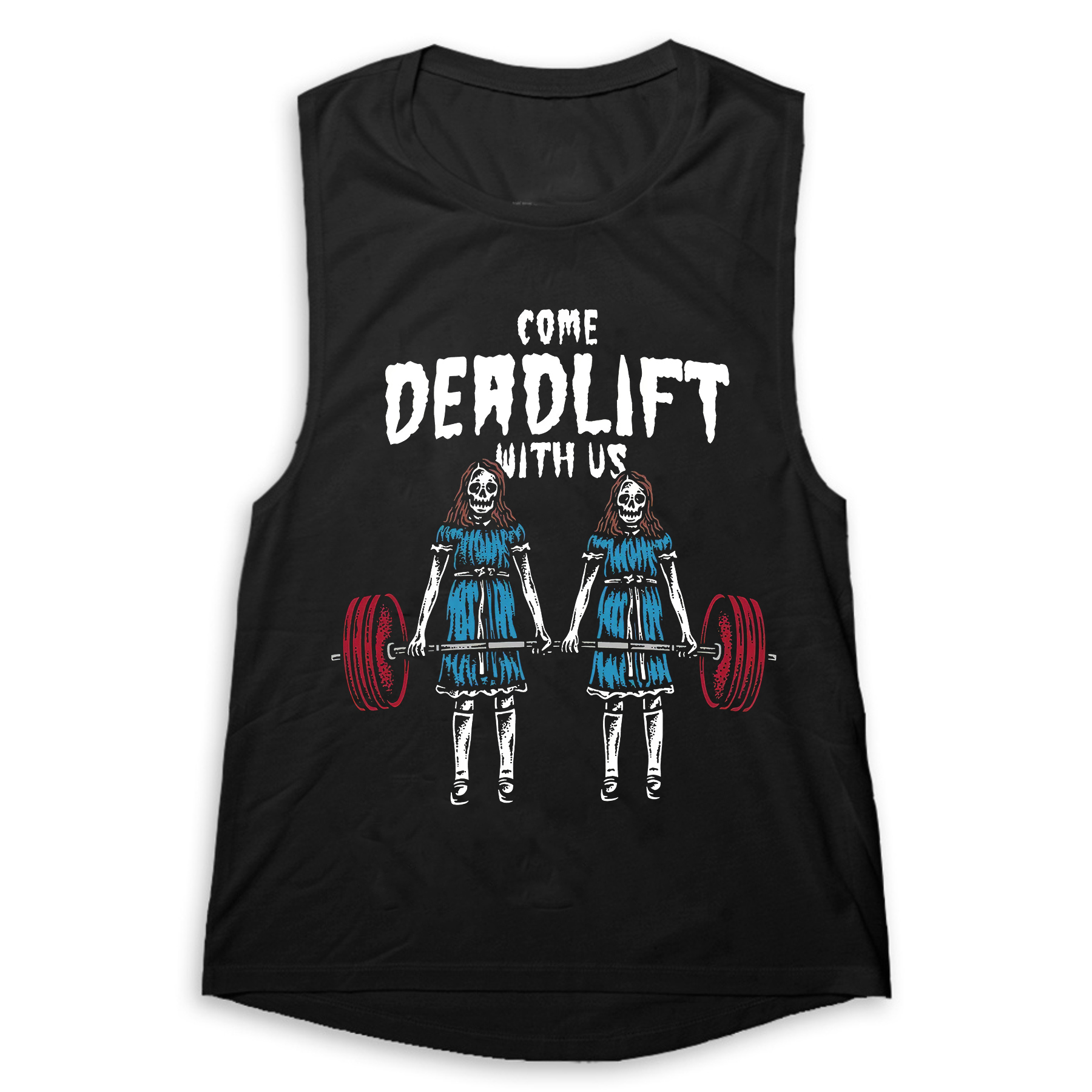 Come Deadlift With Us Print Women's Vest