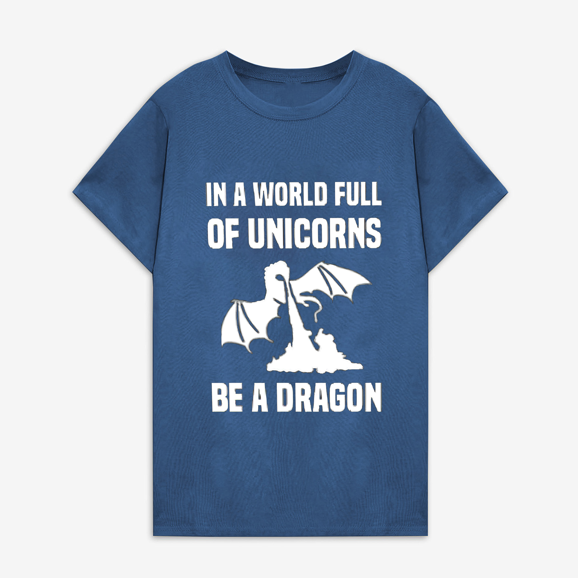 In A World Full Of Unicorns Printed Women's T-shirt