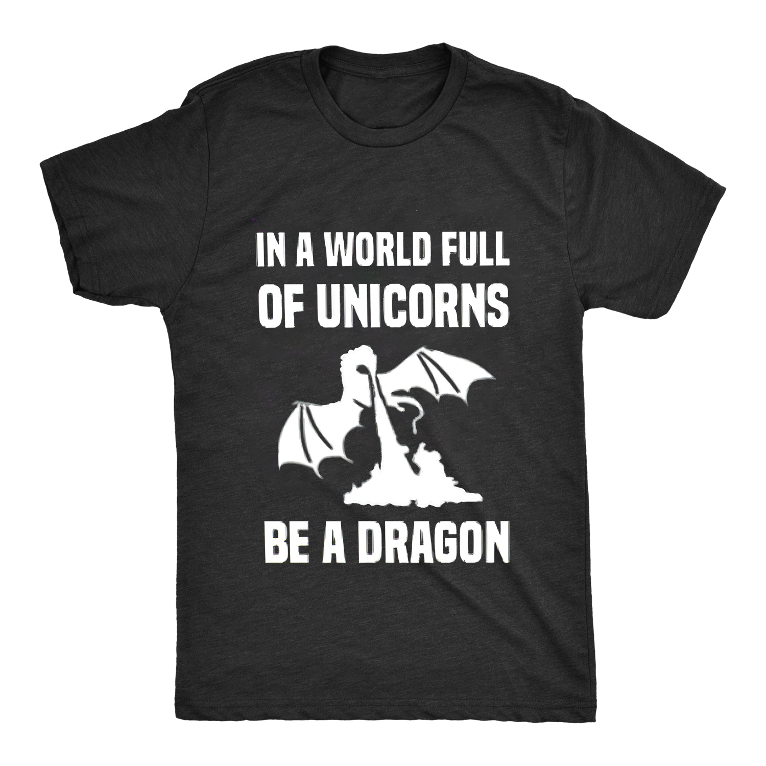 In A World Full Of Unicorns Printed Women's T-shirt